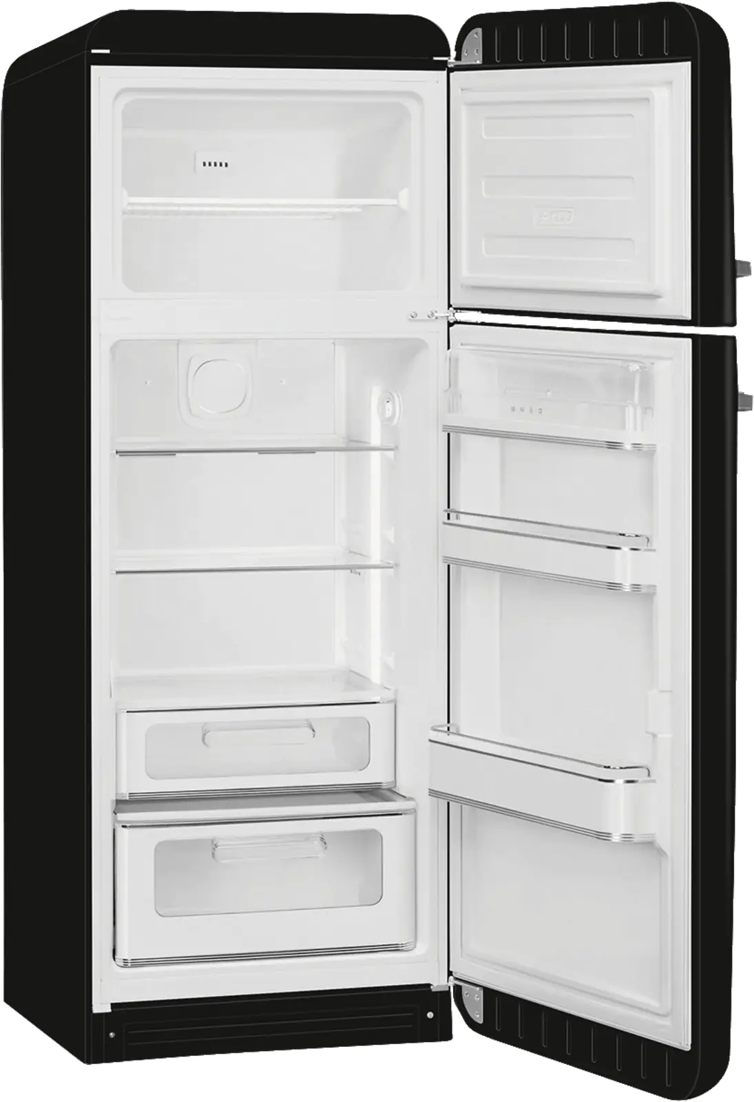 SMEG FAB30RBL6 Koel-vriescombinatie 50's Style - Zwart