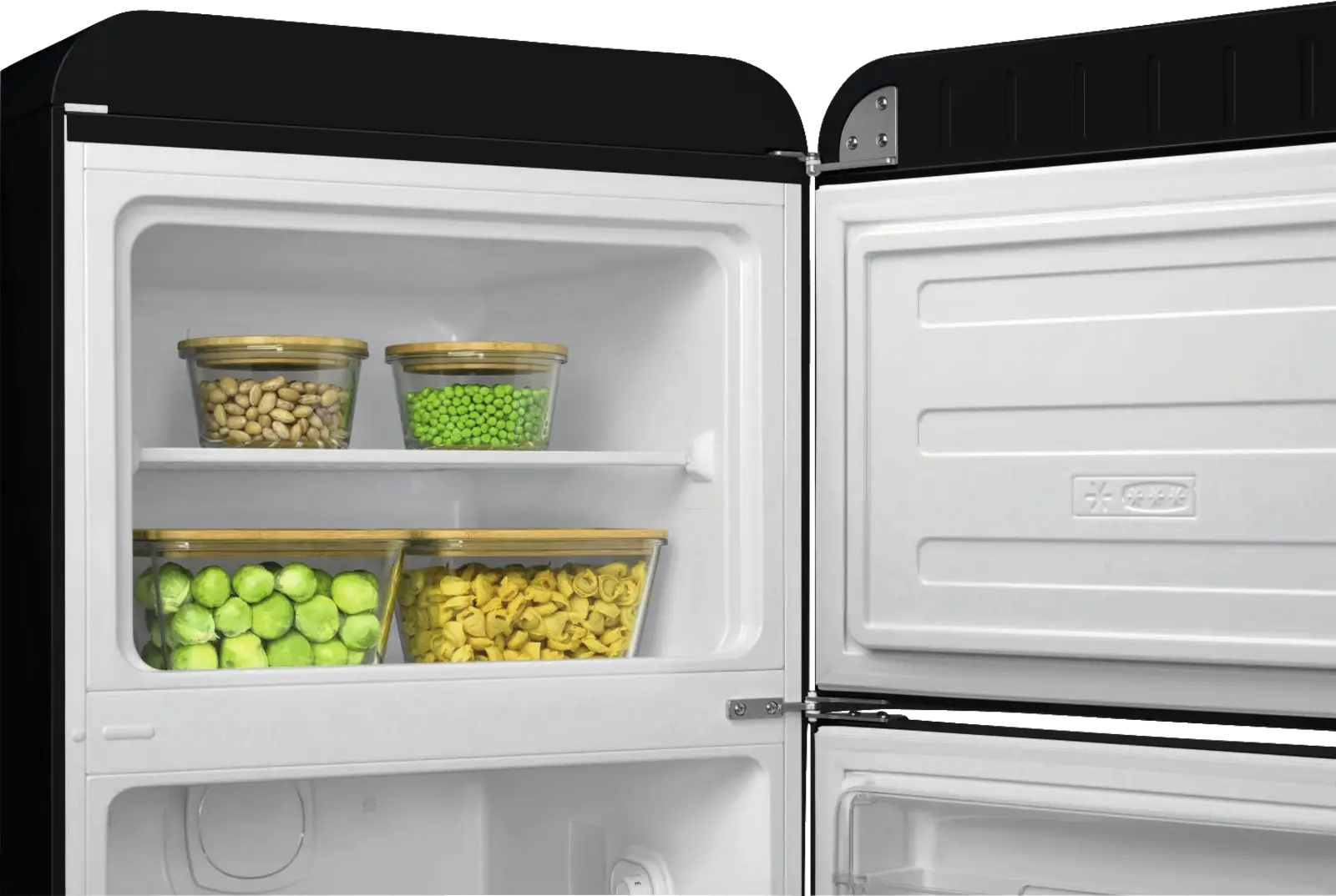 SMEG FAB30RBL6 Koel-vriescombinatie 50's Style - Zwart