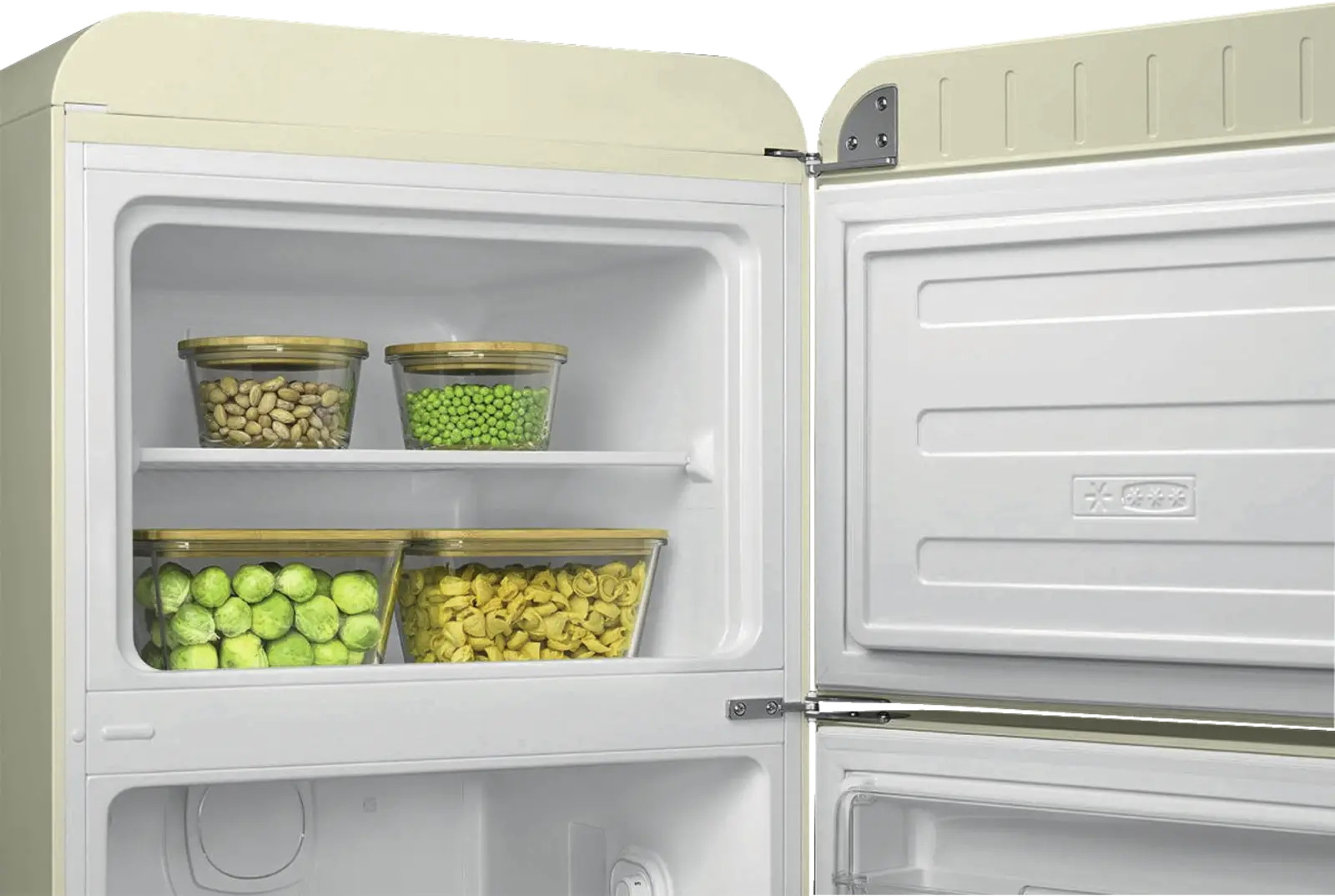 SMEG FAB30RCR6 Koel-vriescombinatie 50's Style - Creme