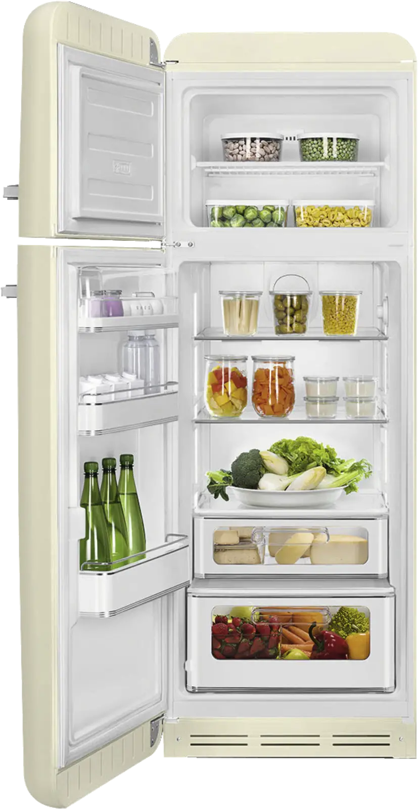 SMEG FAB30LCR6 Koel-vriescombinatie50"s Style - Creme