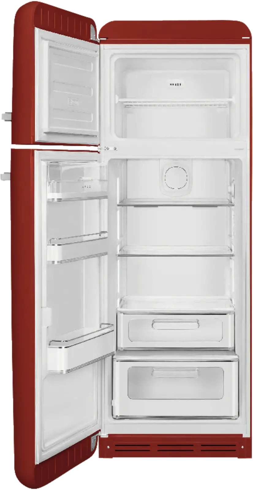 SMEG FAB30LRD6 Koel-vriescombinatie 50's Style - Rood