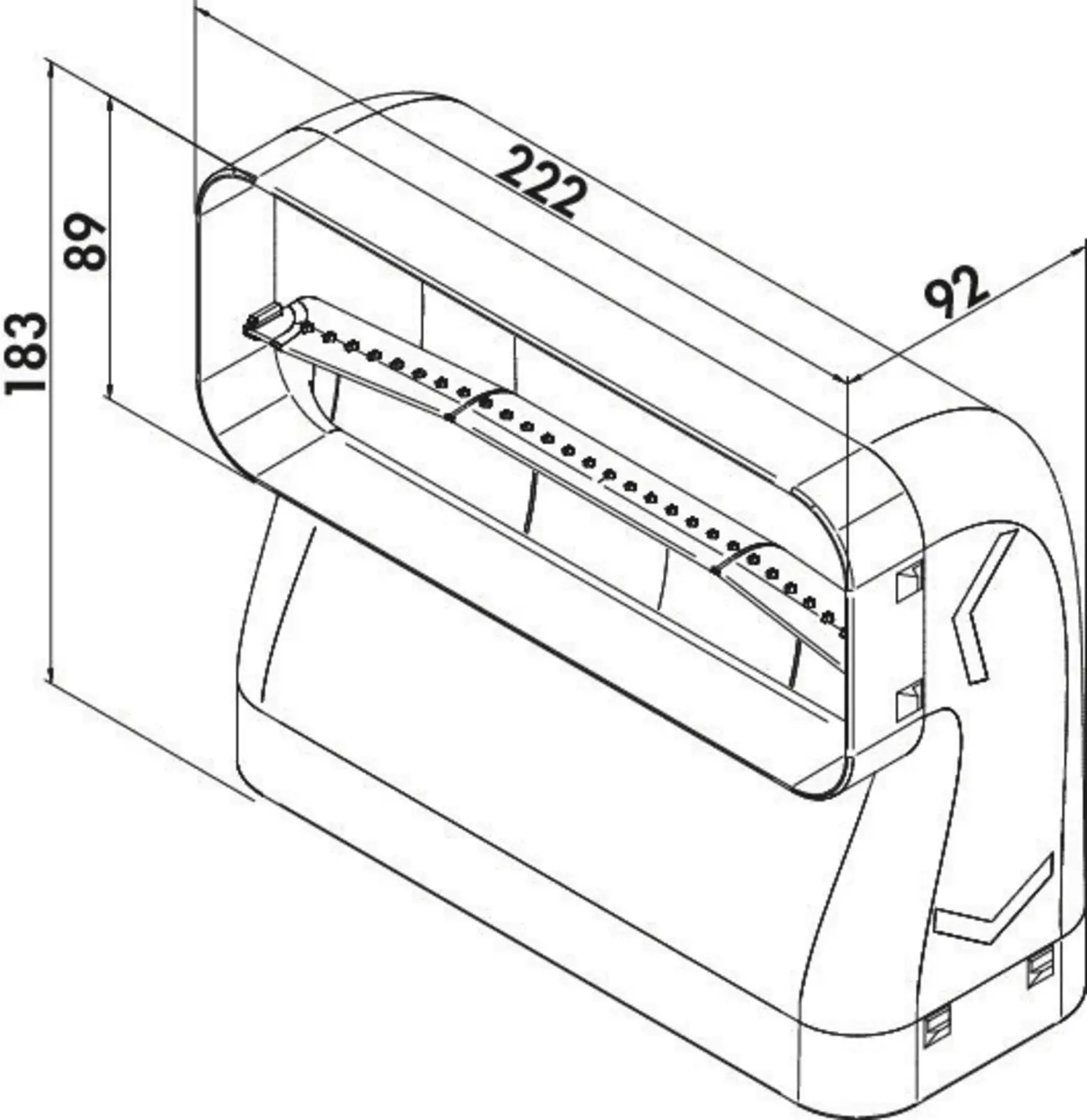ATAG HD2022 Accessoire voor Afzuigkap