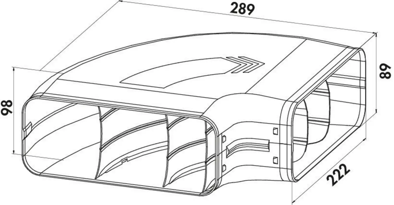 ATAG HD2020 Accessoire voor Afzuigkap