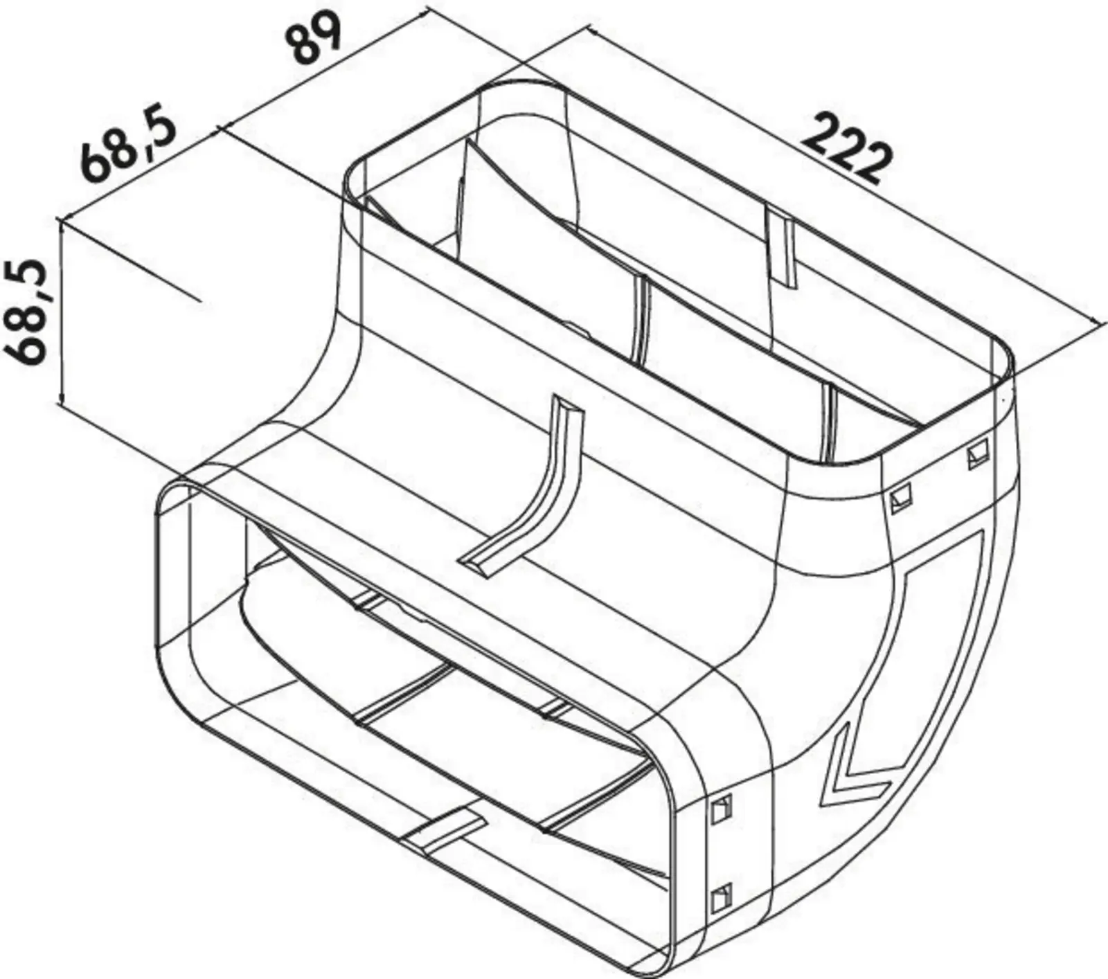 ATAG HD2021 Accessoire voor Afzuigkap