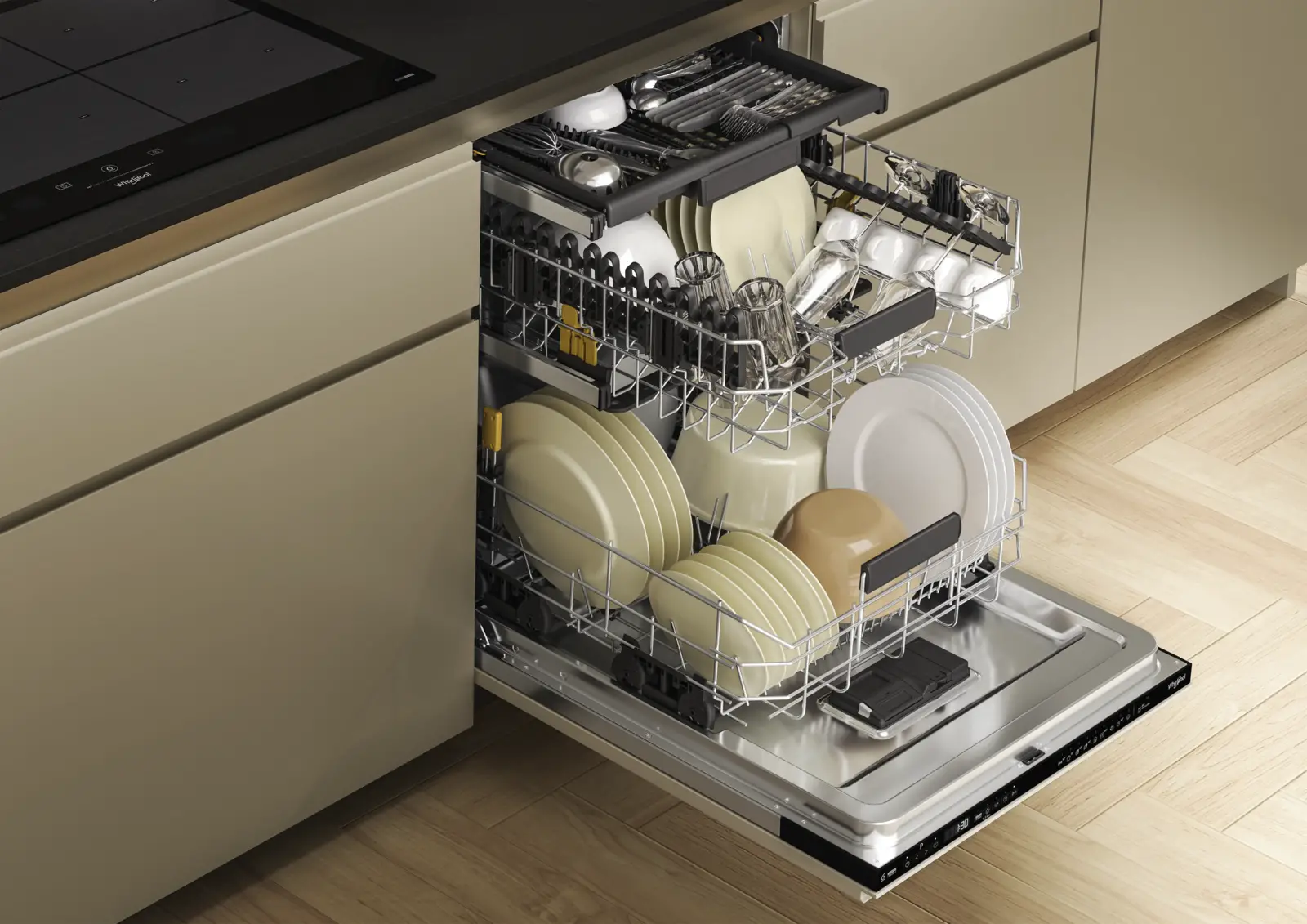 Whirlpool WH7IPC15BM60 Inbouw Vaatwasser