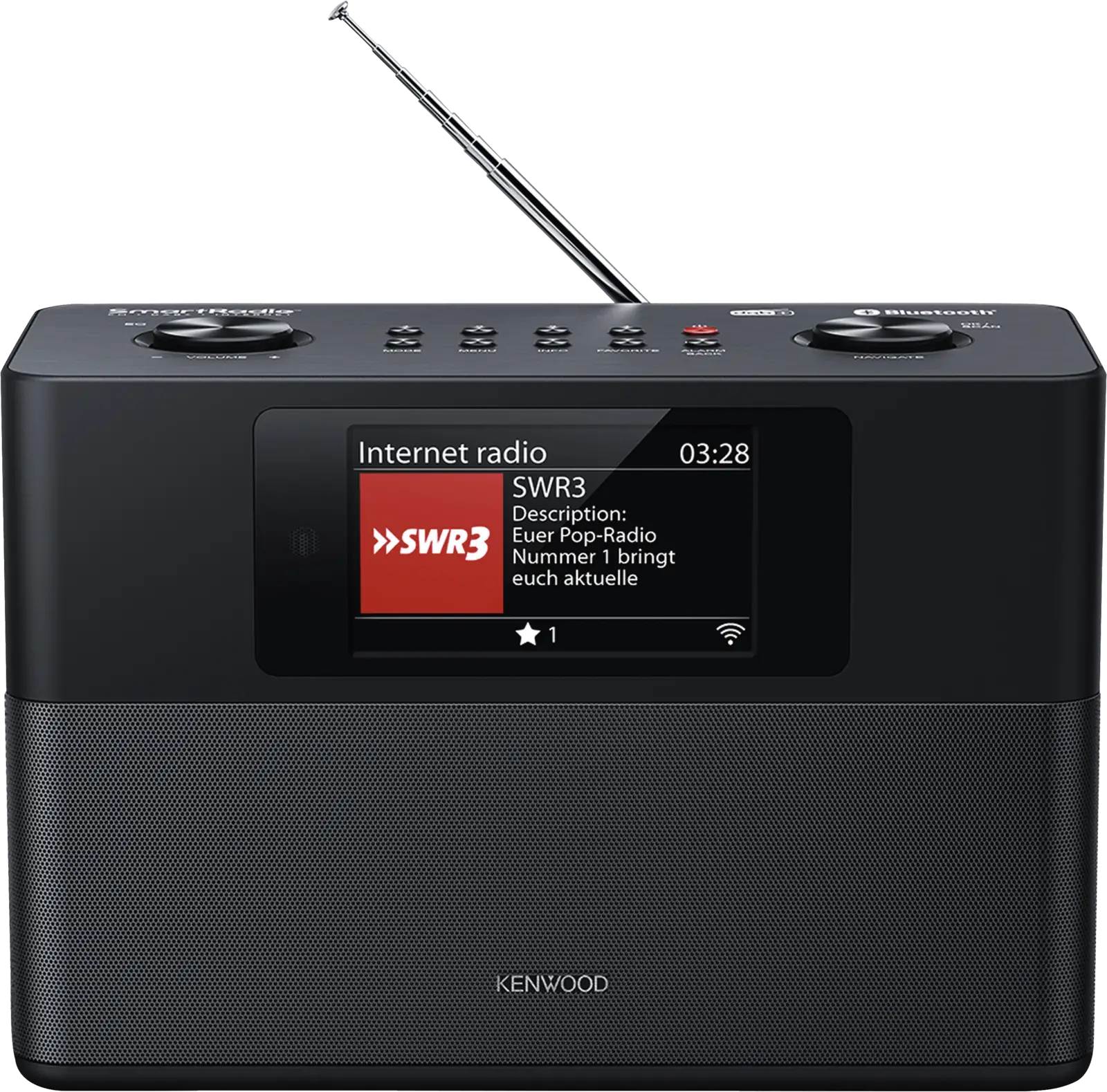 Kenwood CR-ST200S-B Smart Radio Zwart