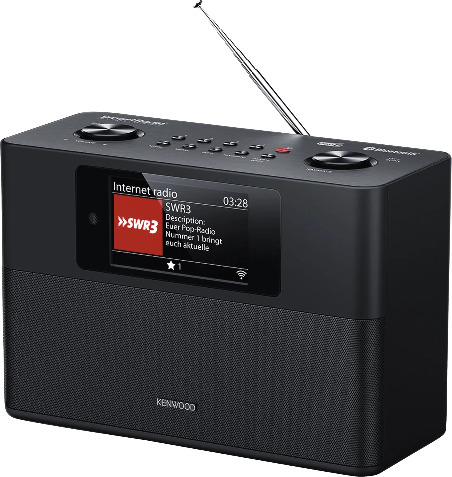 Kenwood CR-ST200S-B Smart Radio Zwart