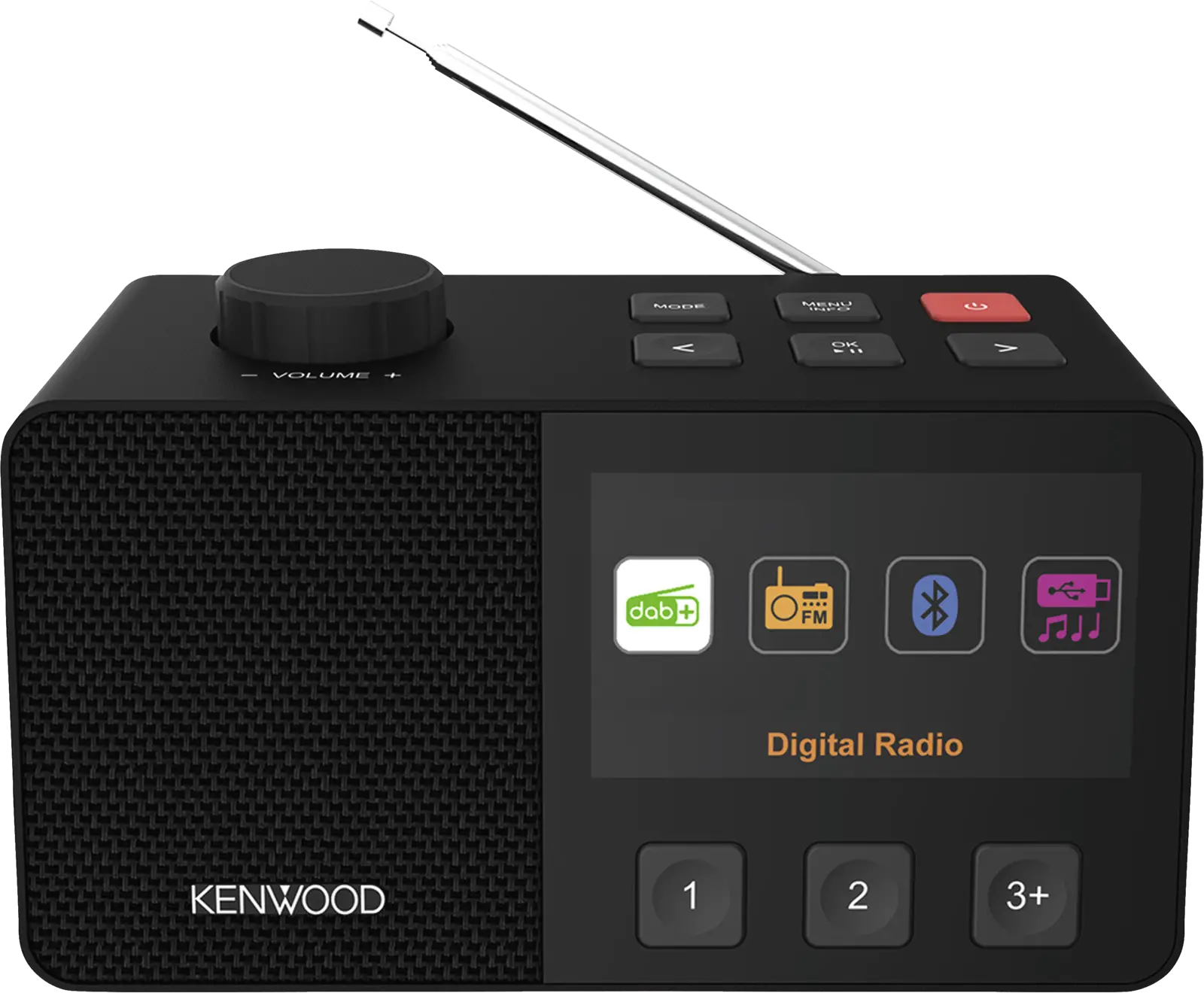 Kenwood CR-M70DAB-B DAB+ radio Zwart