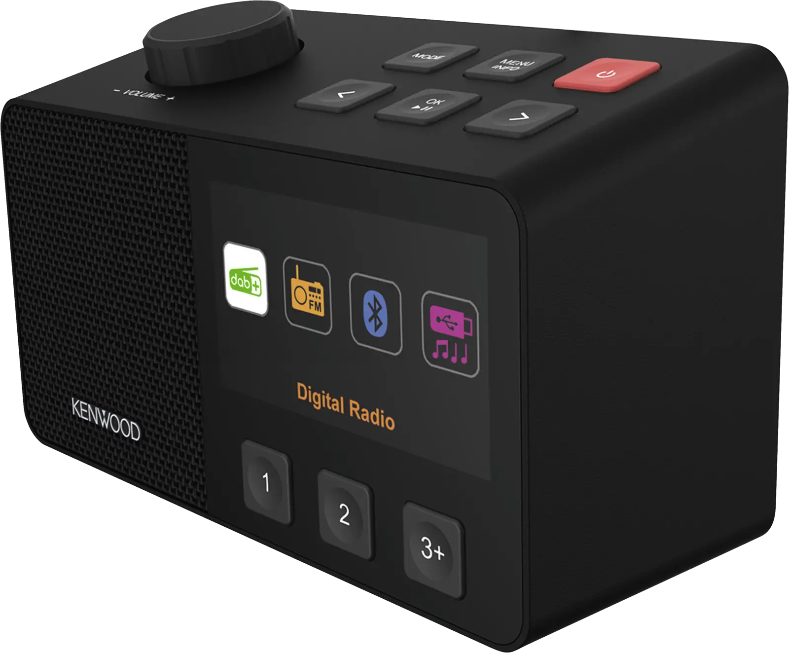 Kenwood CR-M70DAB-B DAB+ radio Zwart