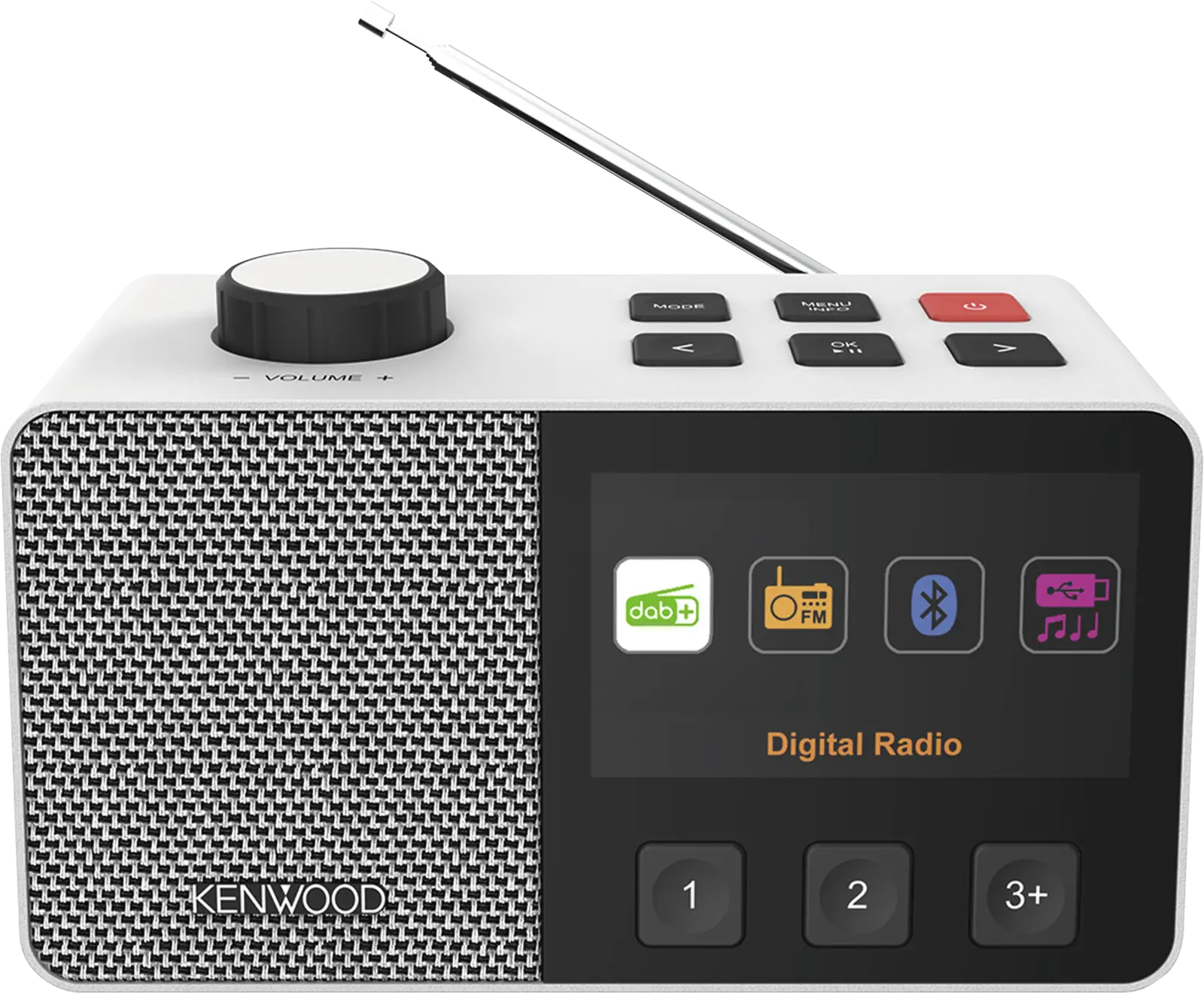 Kenwood CR-M70DAB-W DAB+ Radio Wit