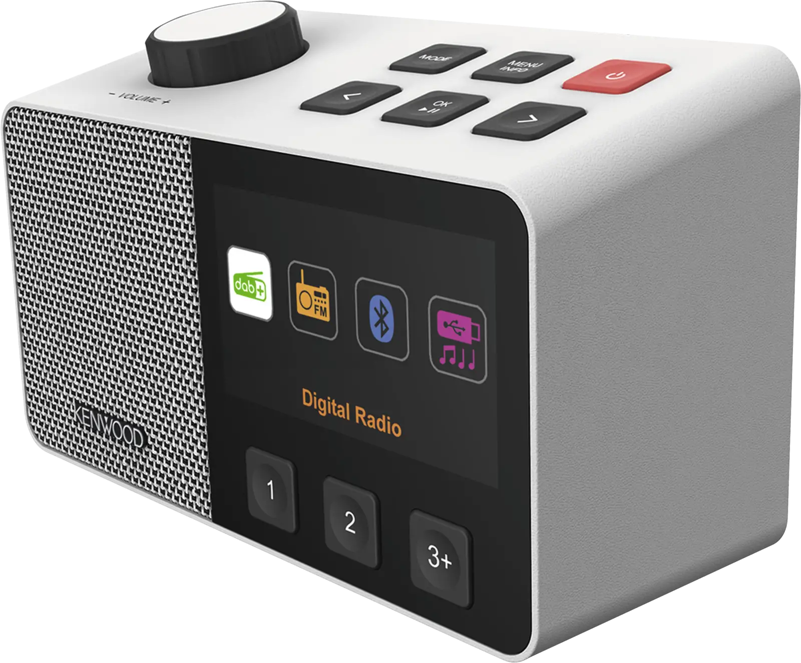 Kenwood CR-M70DAB-W DAB+ Radio Wit