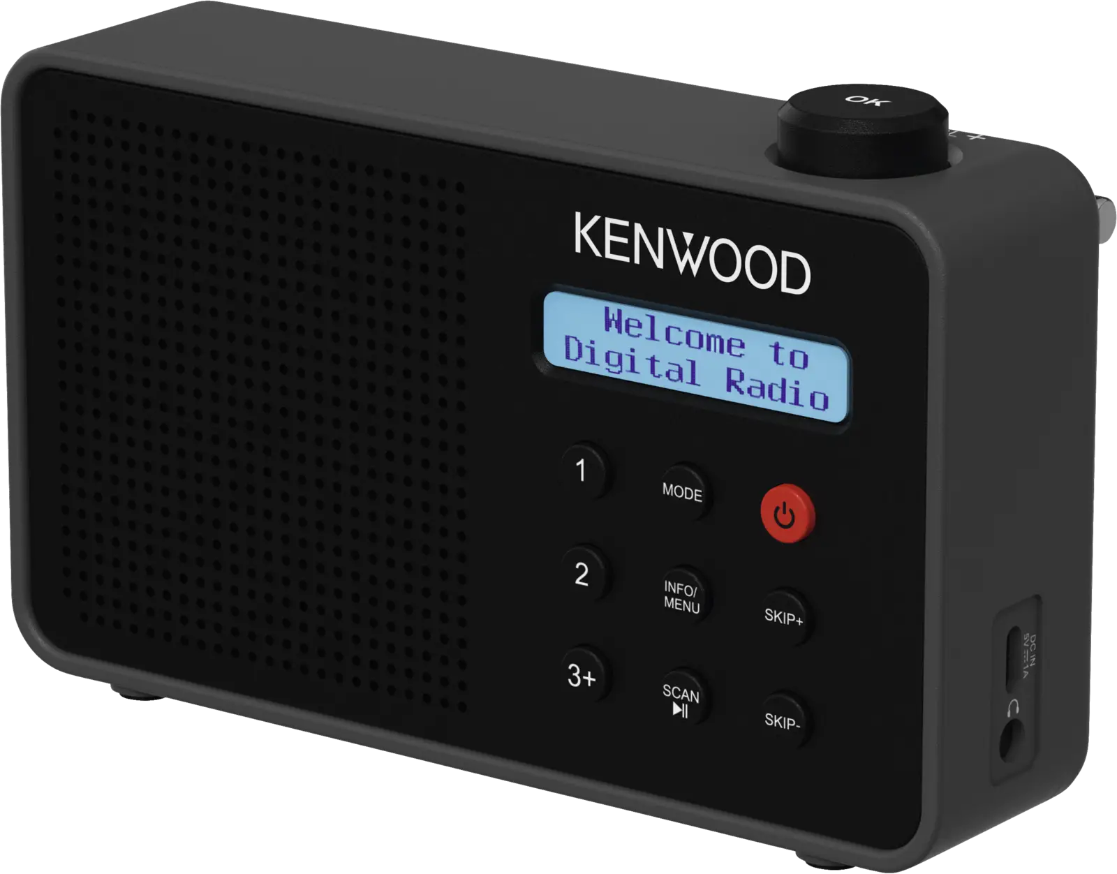 Kenwood CR-M25DAB-B DAB+ radio Zwart 