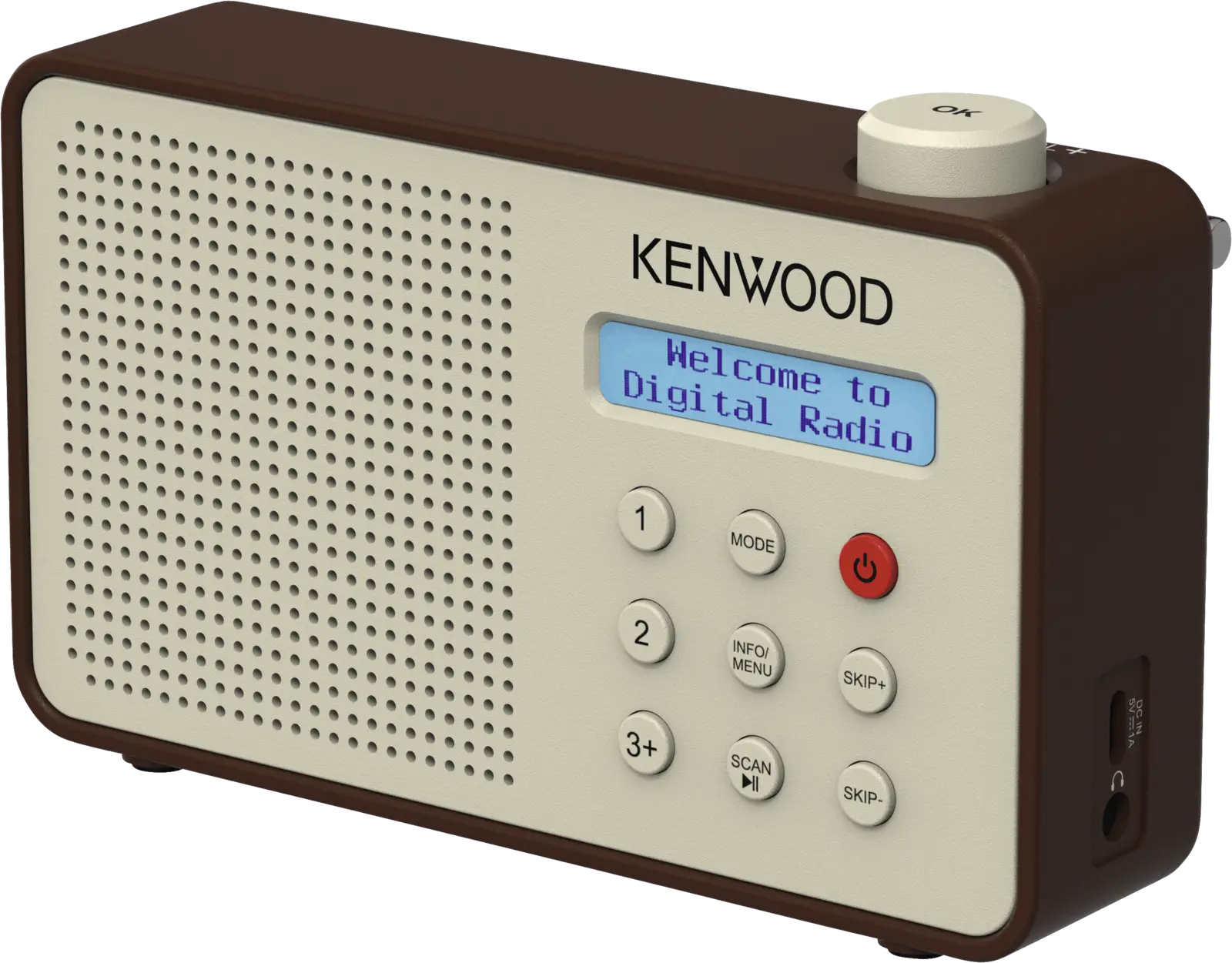 Kenwood CR-M25DAB-T DAB+ Radio Mocca