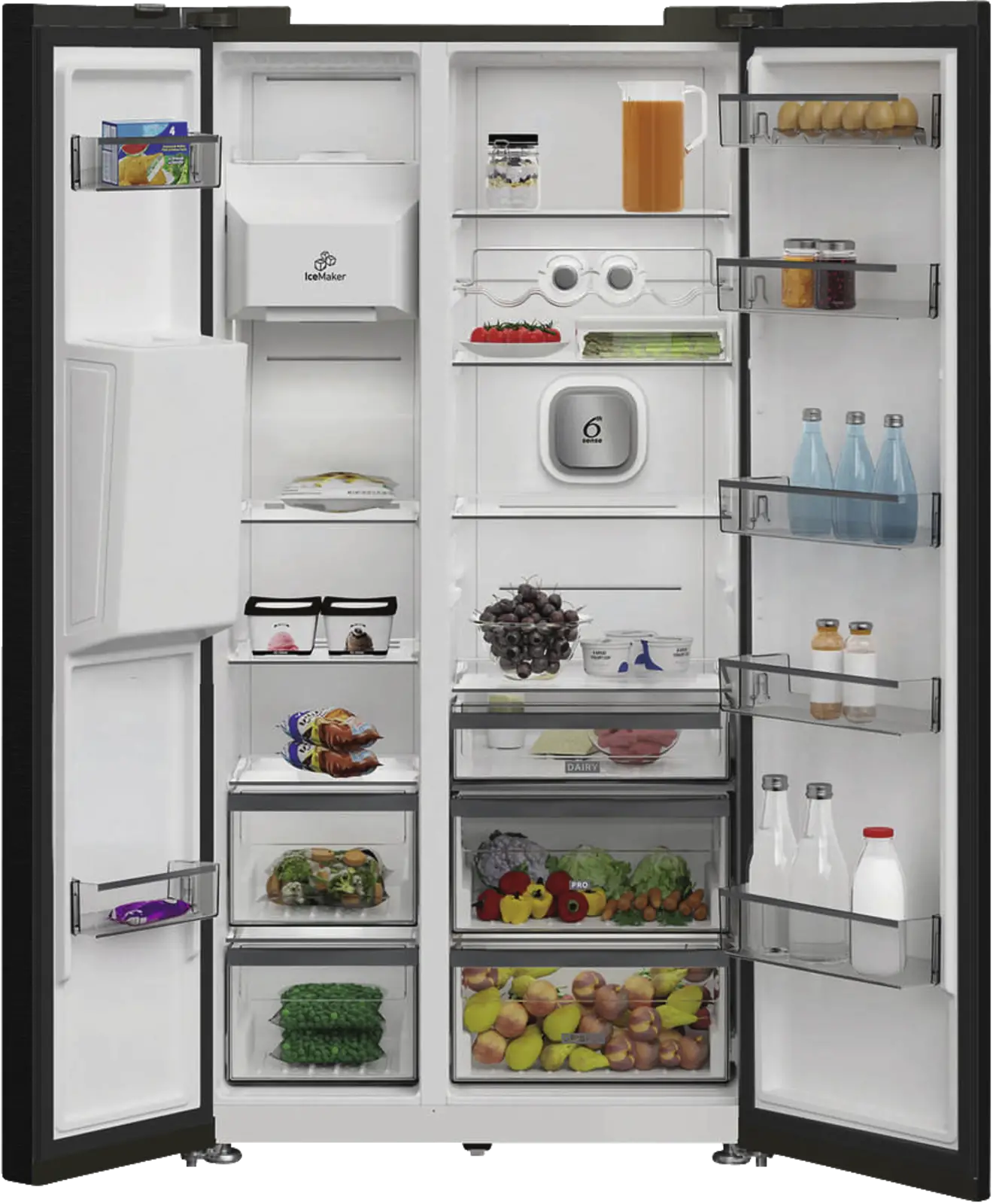 Whirlpool WHG2 6574W XK5E Amerikaanse Koelkast
