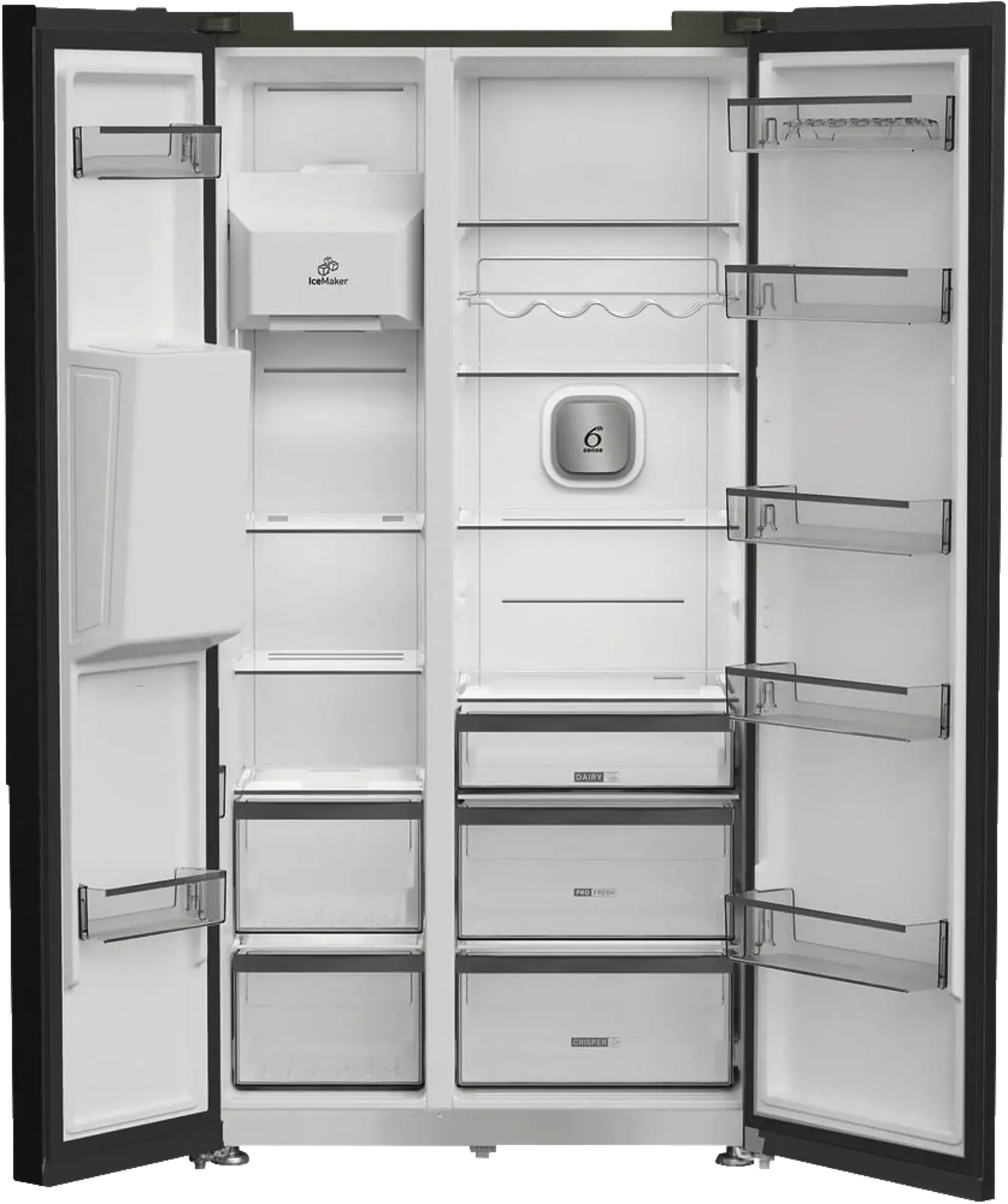 Whirlpool WHG2 6574W XK5E Amerikaanse Koelkast