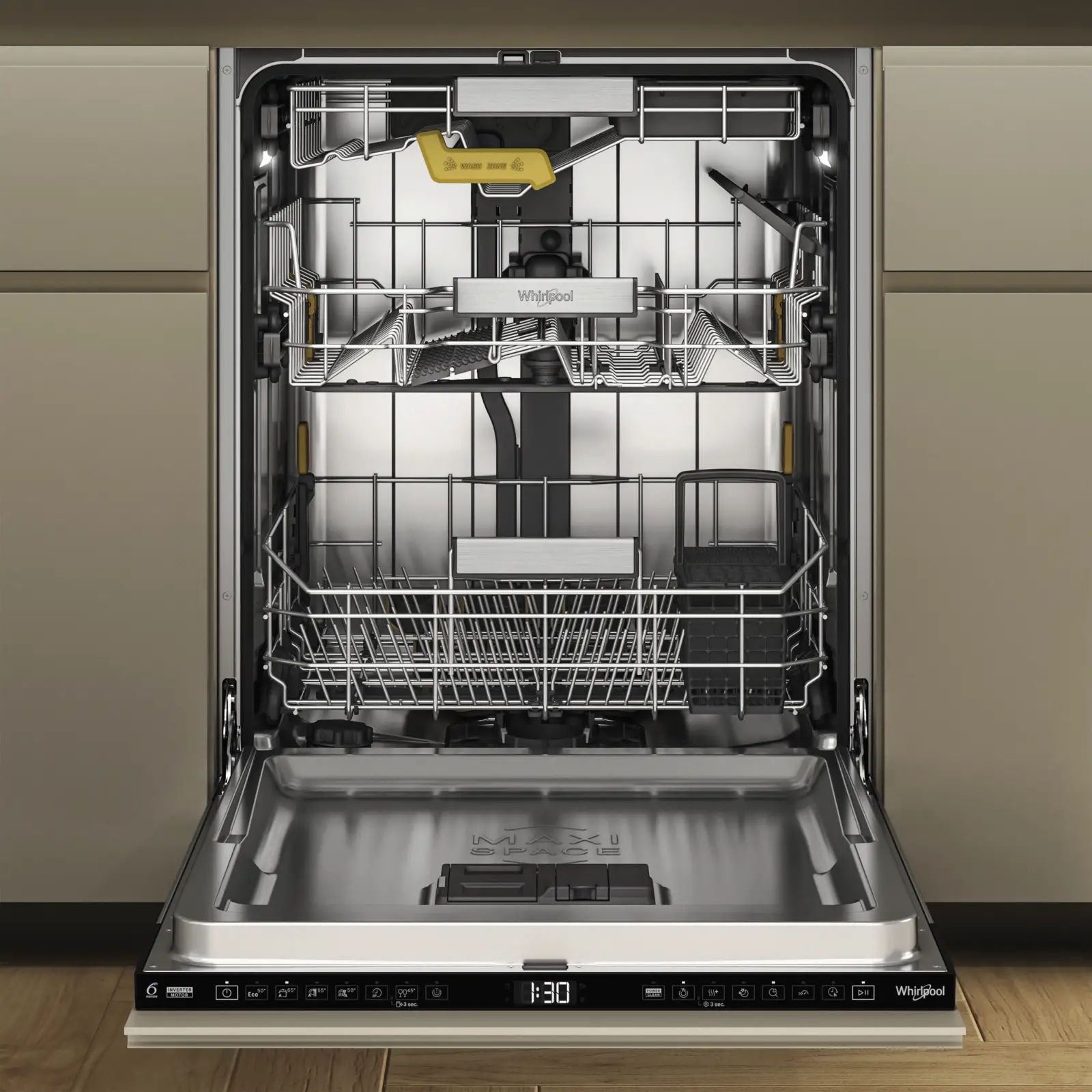 Whirlpool WH8IA115B2M3TUS0 Inbouw Vaatwasser