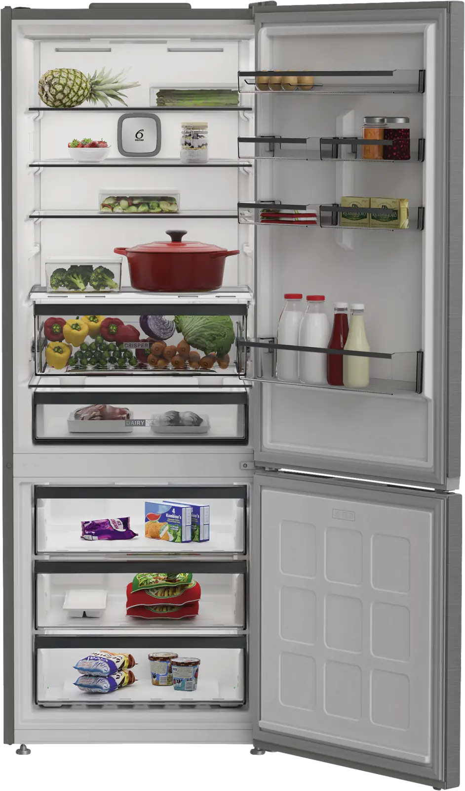 Whirlpool WHK2 6493 X5E Koel-vriescombinatie