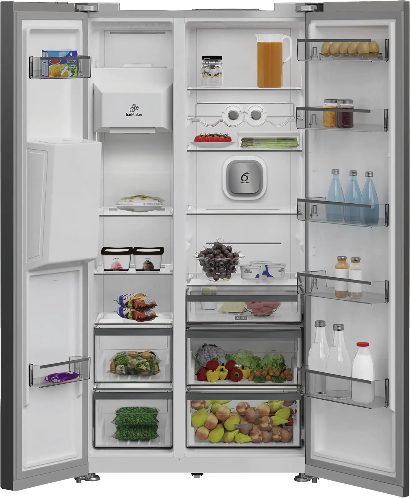 Whirlpool WHG2 6574W X5E Amerikaanse Koelkast 