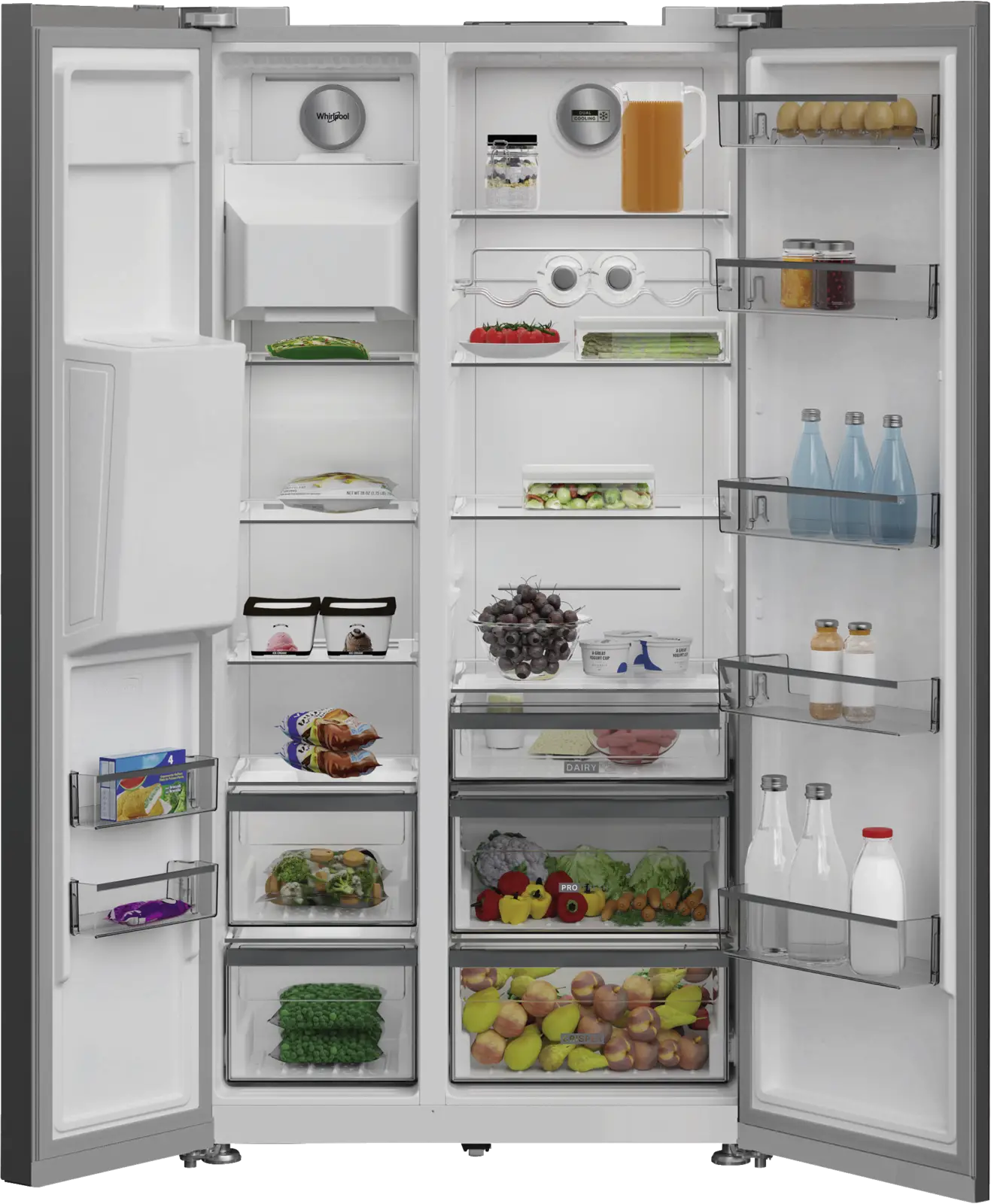 Whirlpool WHG2 6573W X4E Amerikaanse Koelkast 