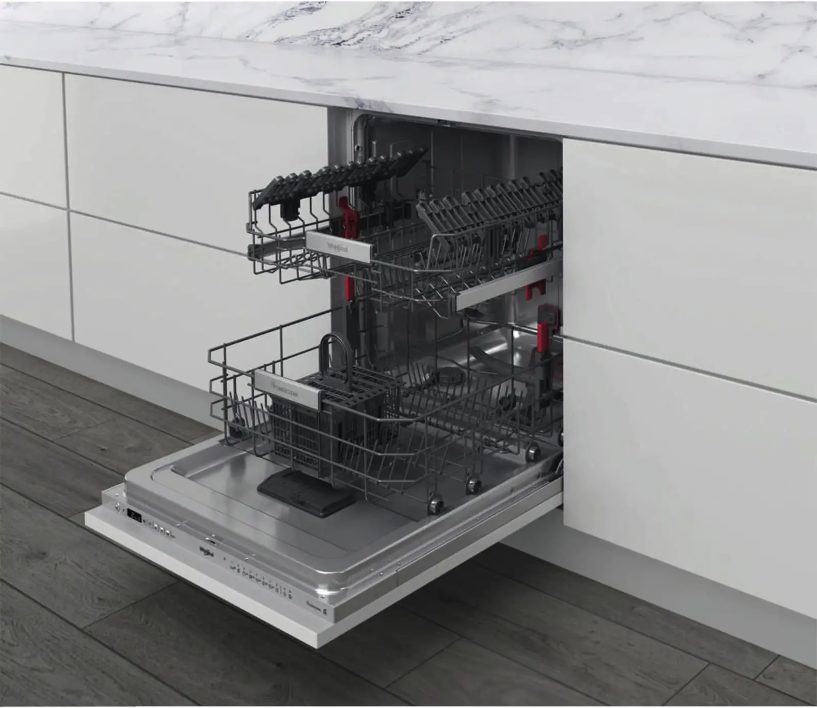 Whirlpool WIO 3T141 PS Inbouw Vaatwasser 