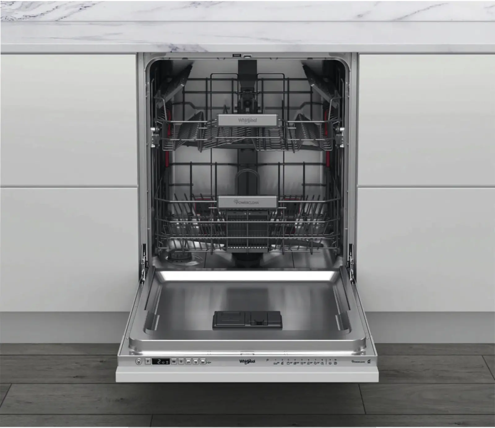 Whirlpool WIO 3T141 PS Inbouw Vaatwasser 