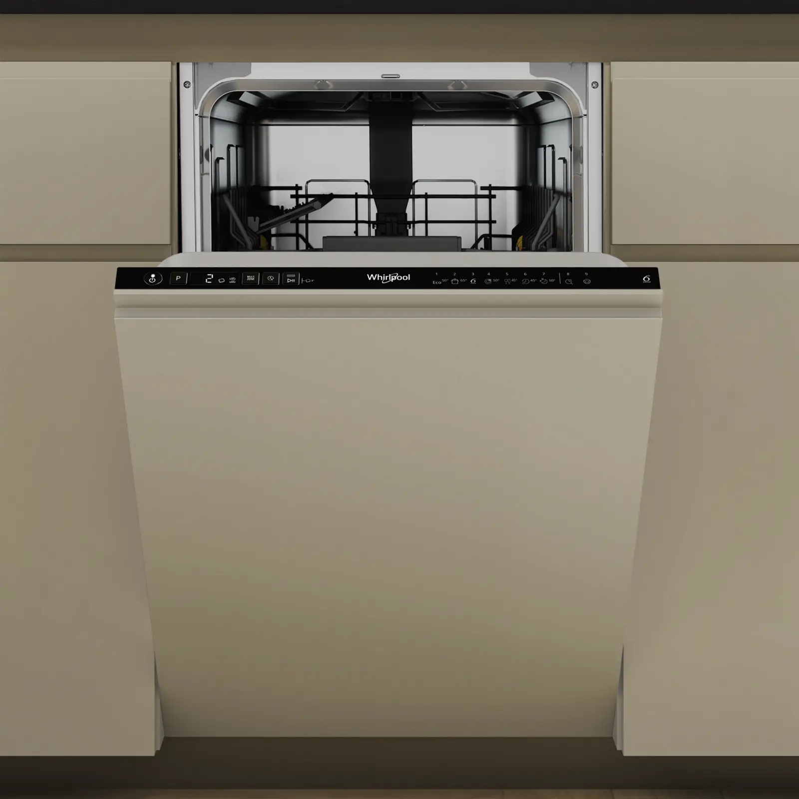 Whirlpool WH2IC10BS7LA0 Inbouw Vaatwasser