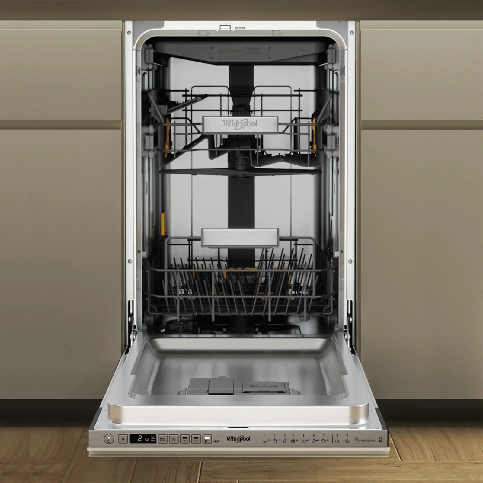Whirlpool WH6IB10BS7LA0 Inbouw Vaatwasser 