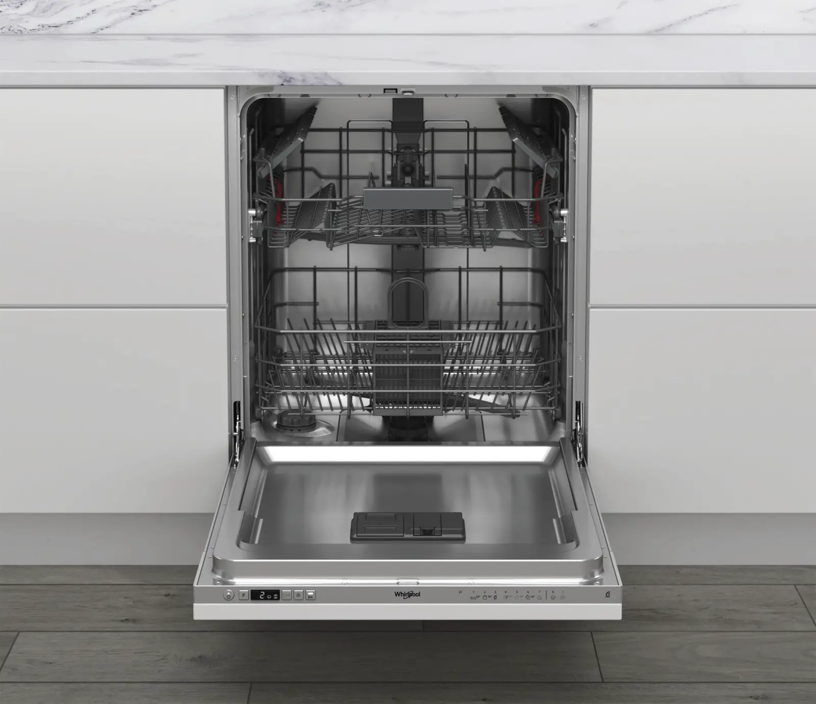 Whirlpool W3I D534S S Inbouw Vaatwasser