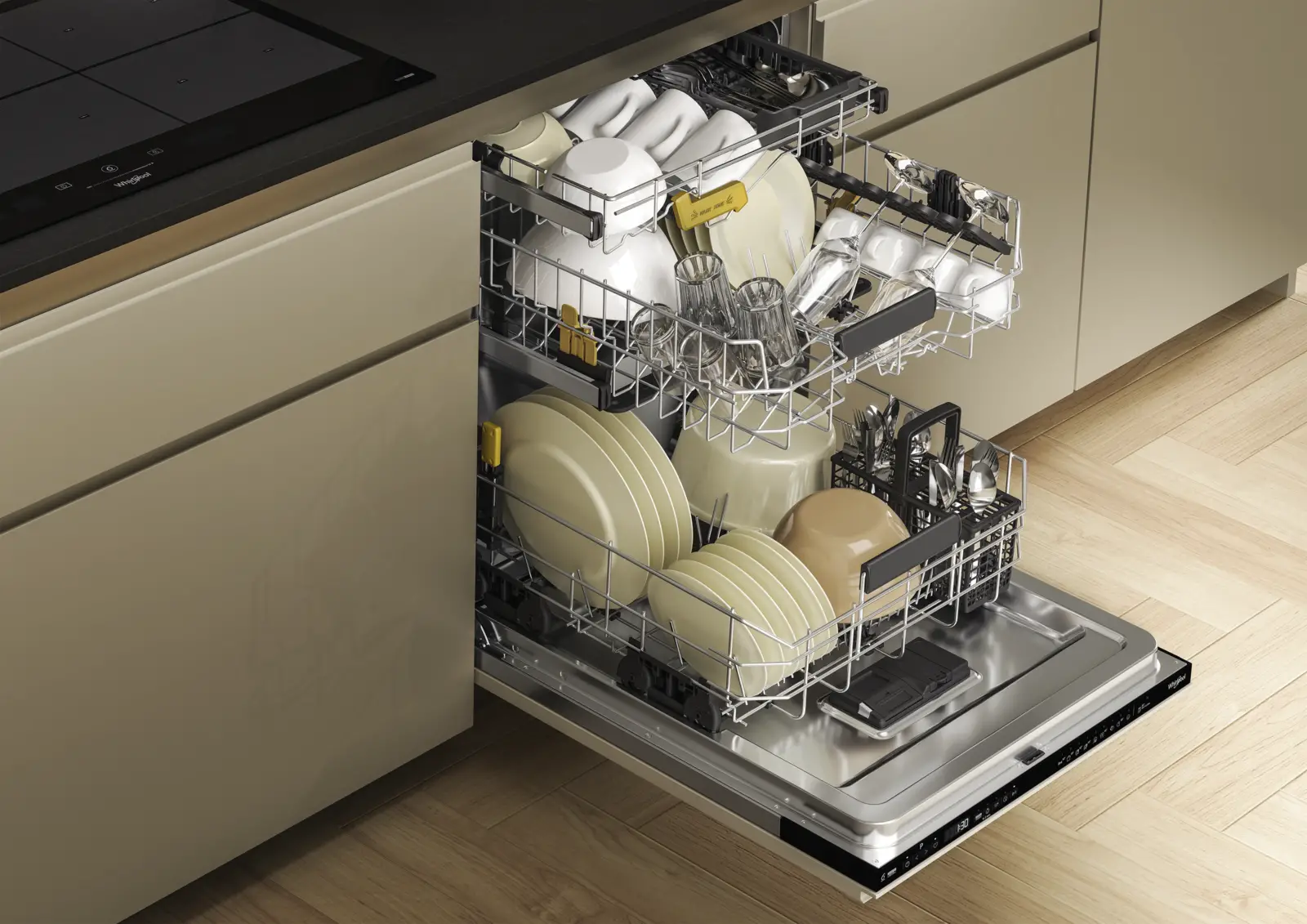 Whirlpool WH8IPB14AM6L0 Inbouw Vaatwasser