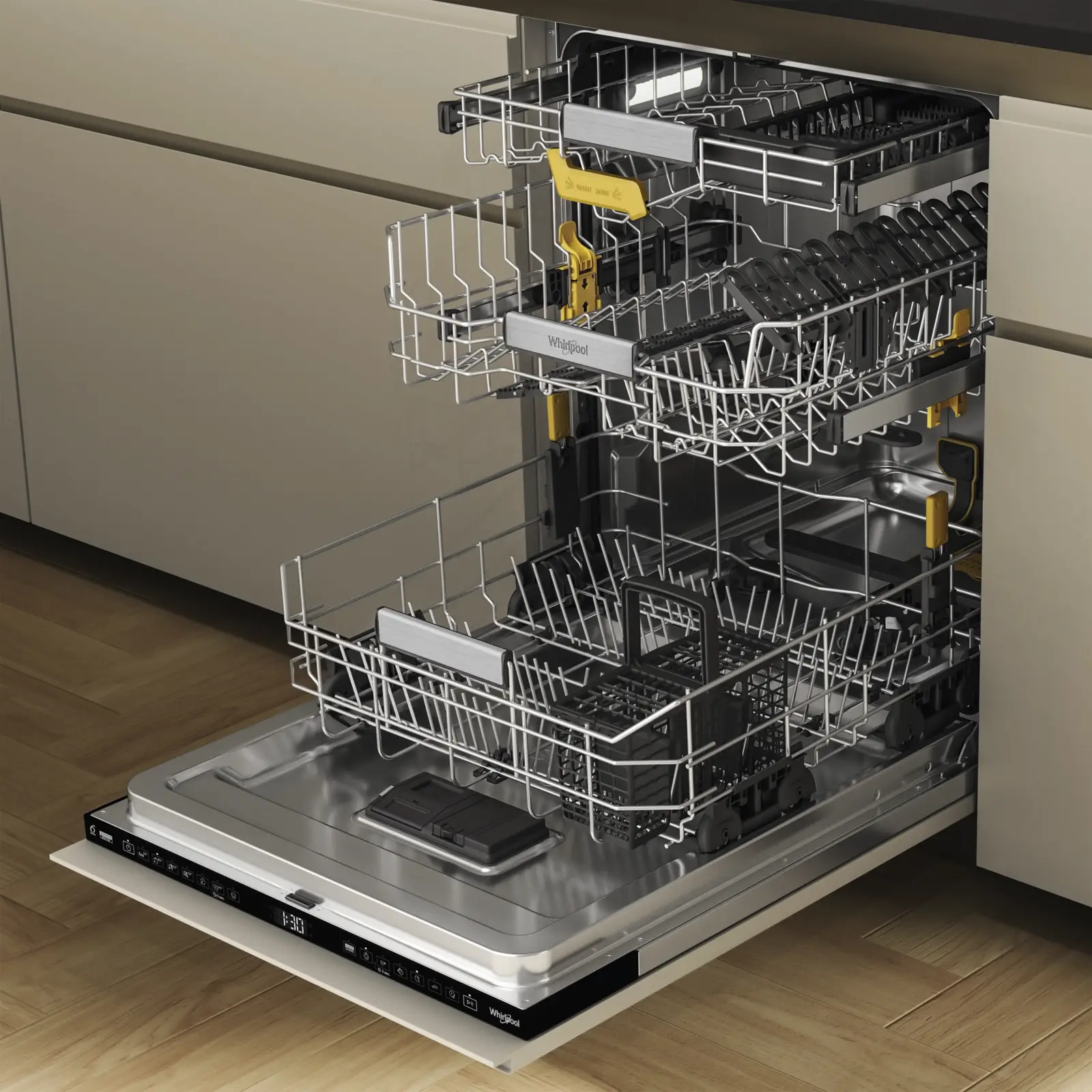 Whirlpool WH8IA15AM3TUS0 Inbouw Vaatwasser