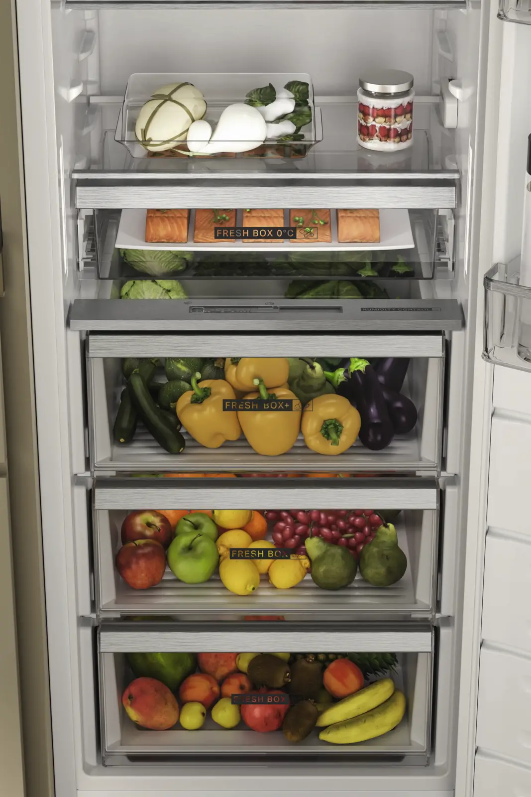 Whirlpool WHSD18A013C2 Inbouw Koel-vriescombinatie