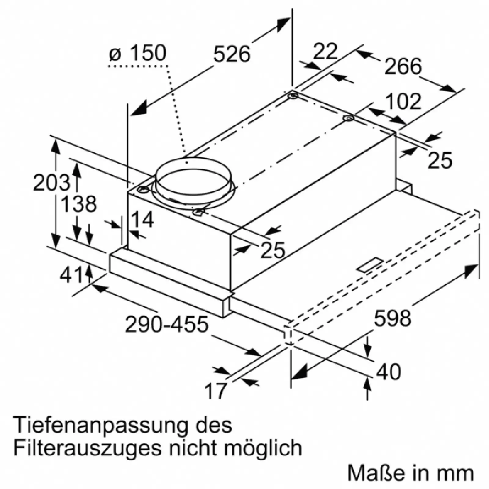 Siemens LI64LB521 iQ100 Vlakscherm Afzuigkap