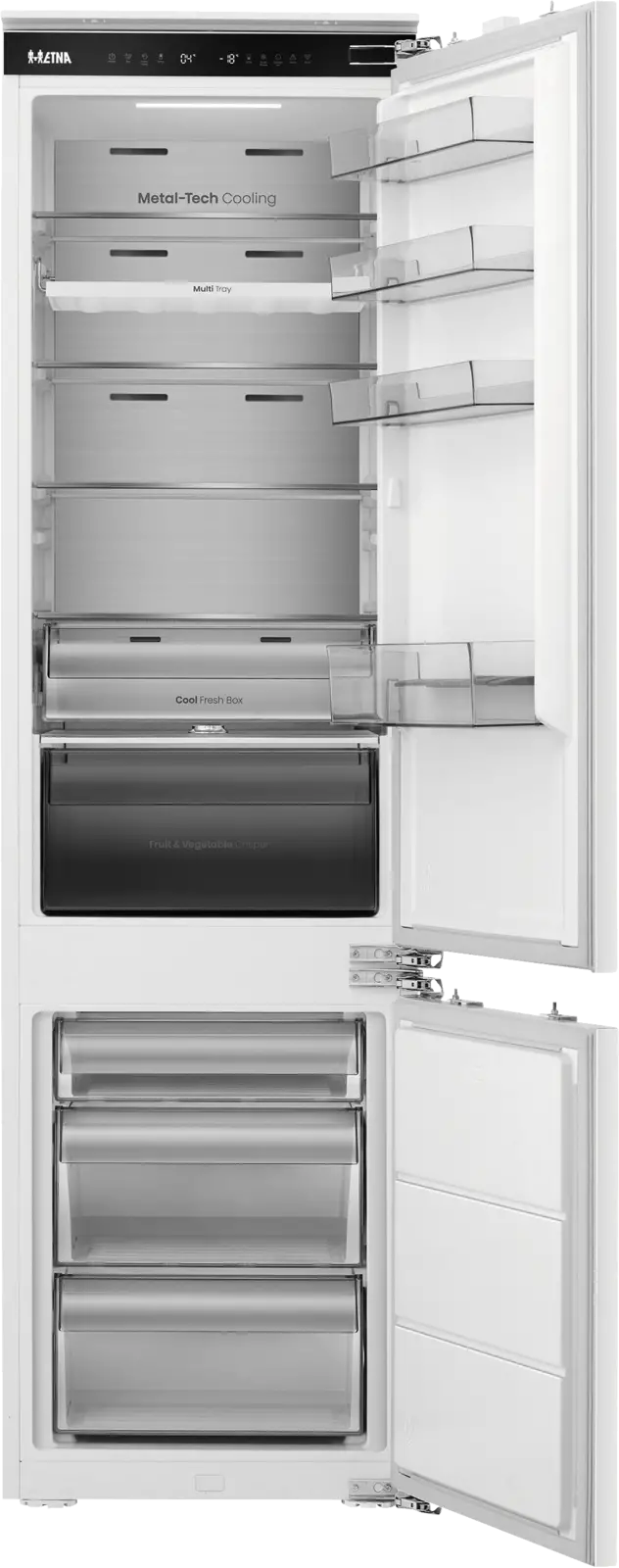 ETNA KCD8194ENF Inbouw Koel-vriescombinatie