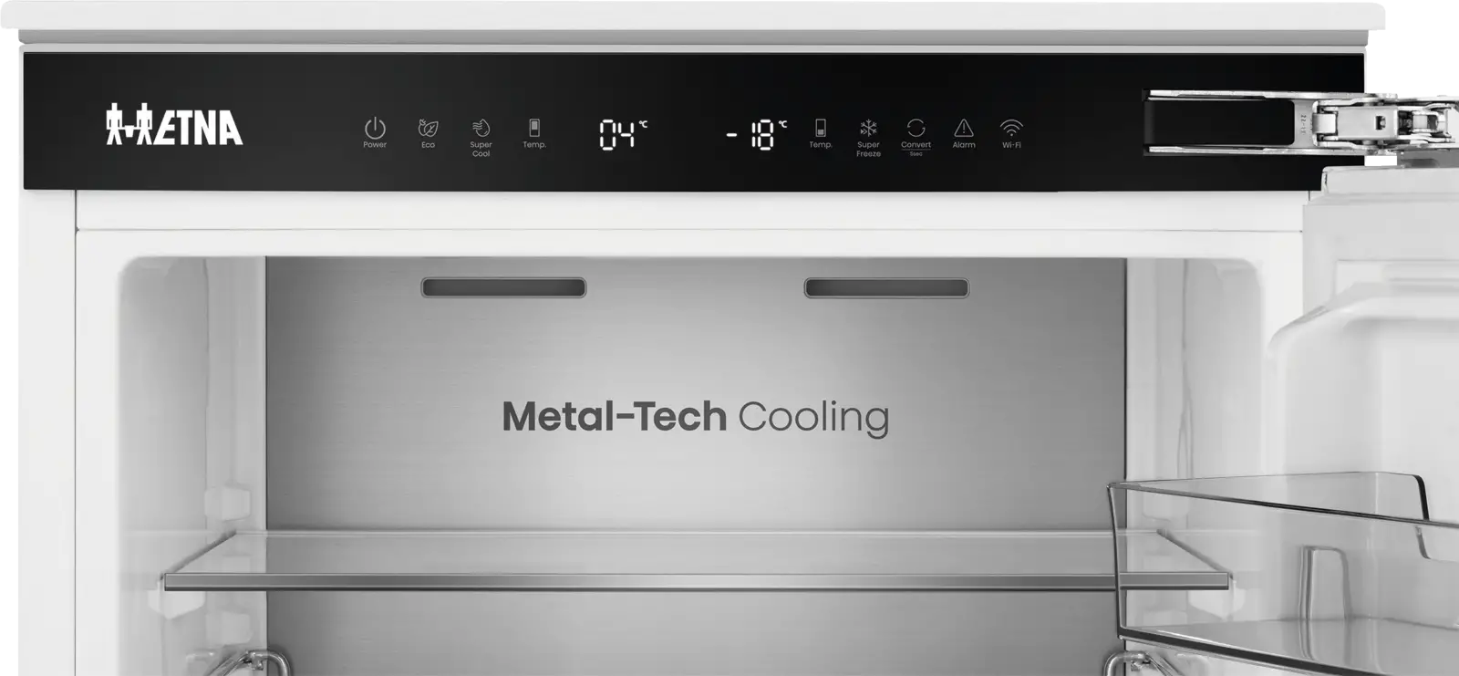 ETNA KCD8194ENF Inbouw Koel-vriescombinatie
