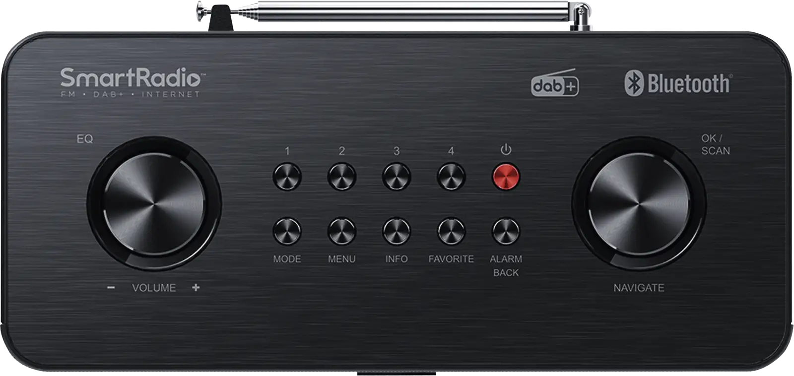 Kenwood CR-ST 120 S DAB+ Radio Zwart