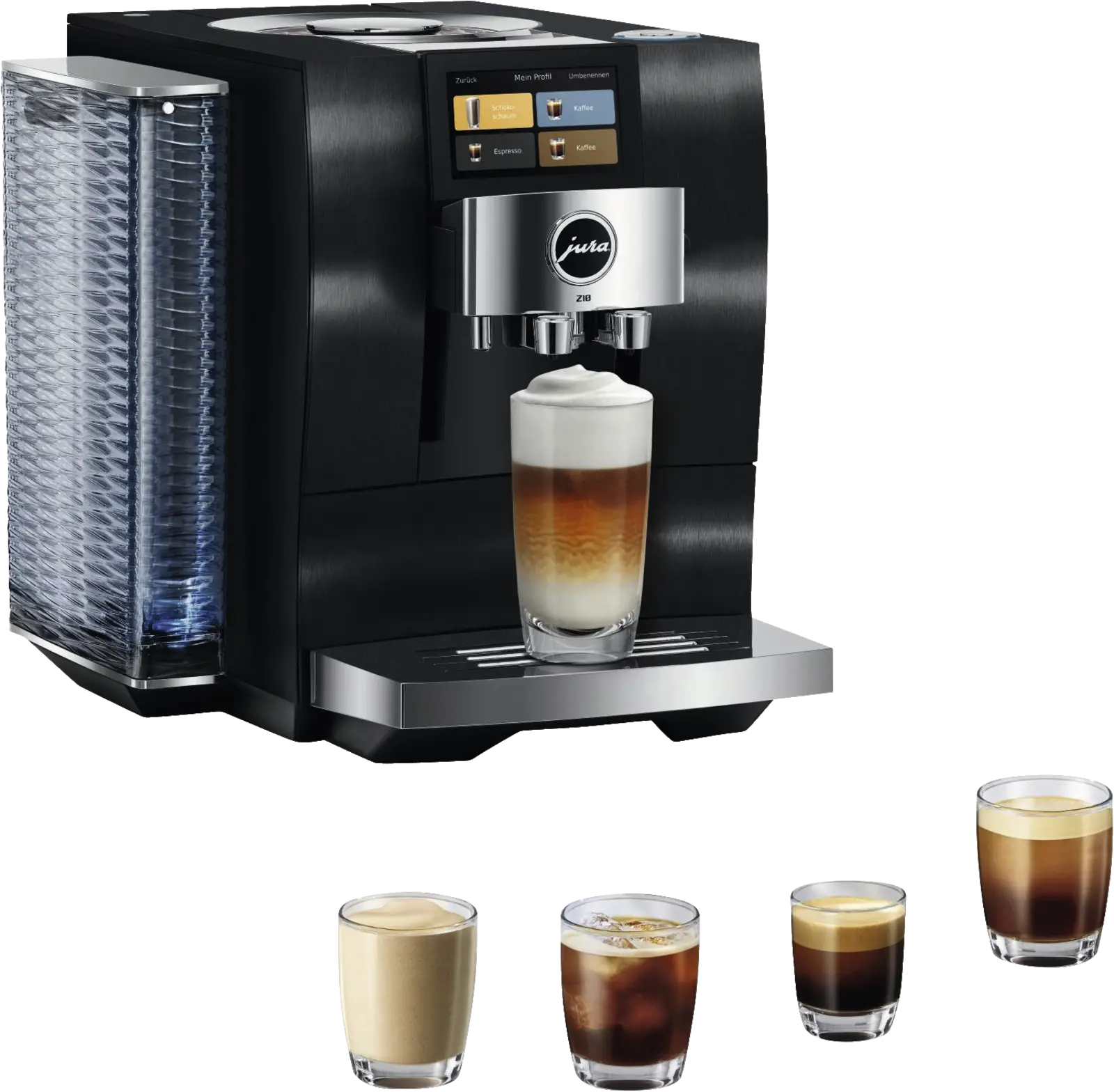 JURA Z10 Aluminium Black (EB) Volautomatische Koffiemachine