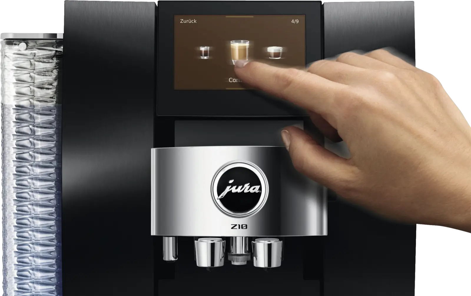 JURA Z10 Aluminium Black (EB) Volautomatische Koffiemachine