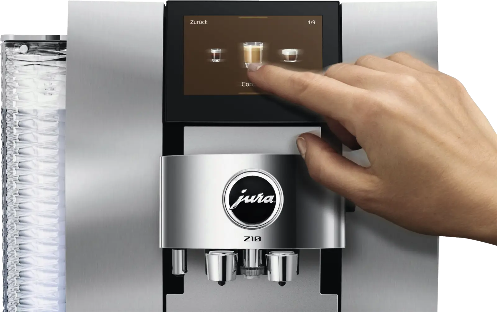 JURA Z10 Aluminium White (EB) Volautomatische Koffiemachine