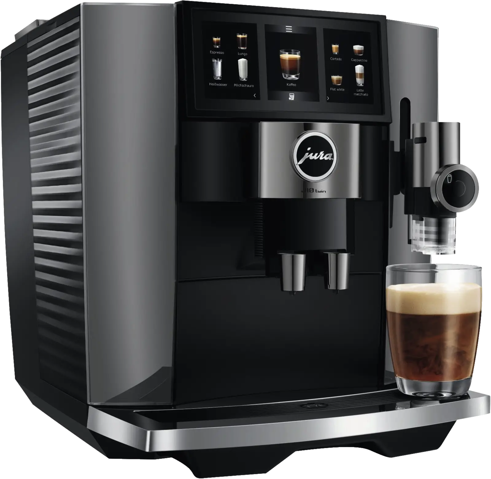 JURA J10 Twin Diamond Onyx (EA) Volautomatische Koffiemachine