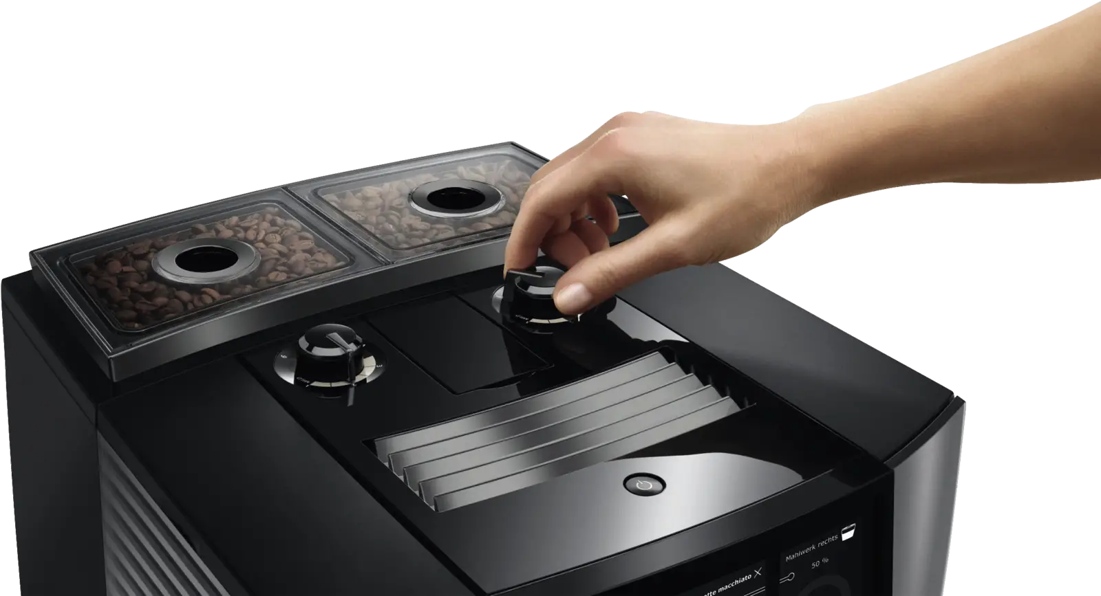 JURA J10 Twin Diamond Onyx (EA) Volautomatische Koffiemachine