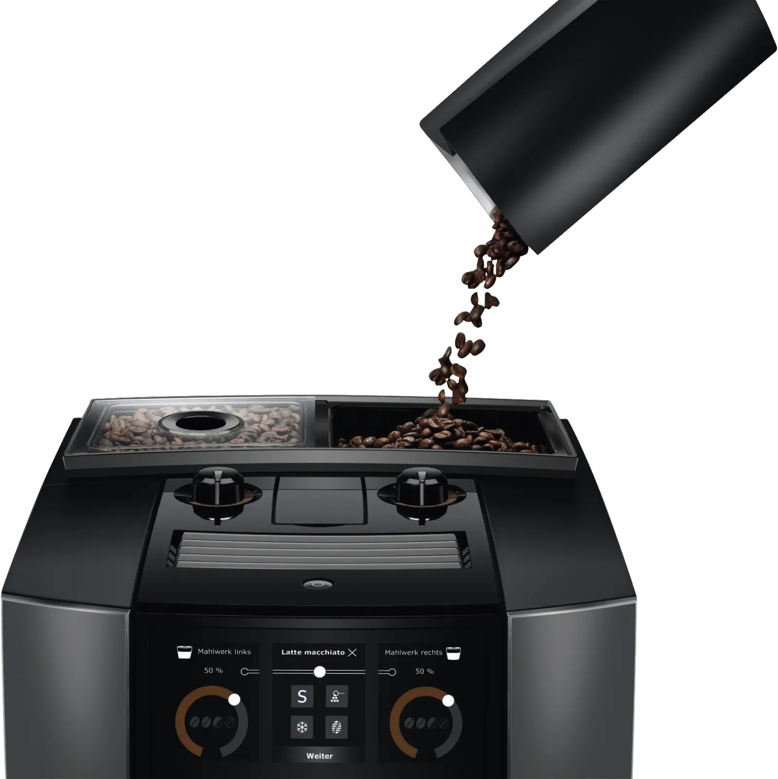 JURA J10 Twin Diamond Onyx (EA) Volautomatische Koffiemachine