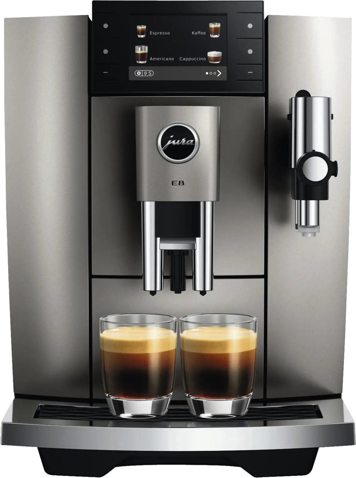 JURA E8 Midnight Silver (ED) Volautomatische Koffiemachine