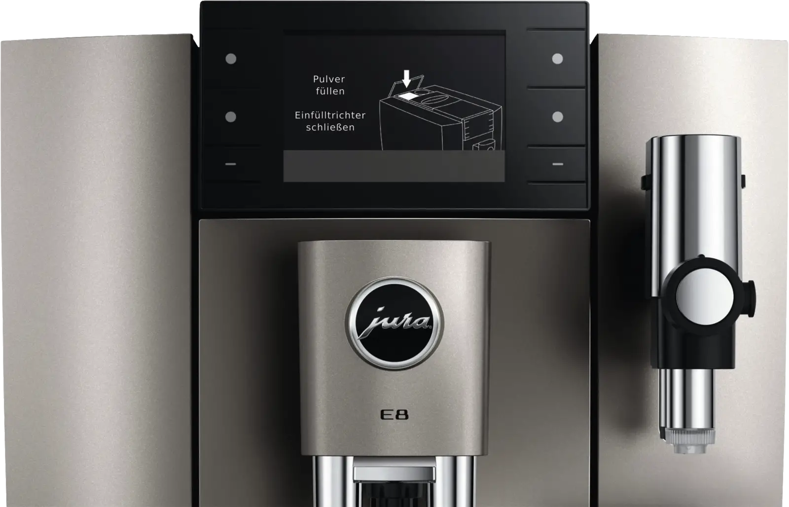 JURA E8 Midnight Silver (ED) Volautomatische Koffiemachine