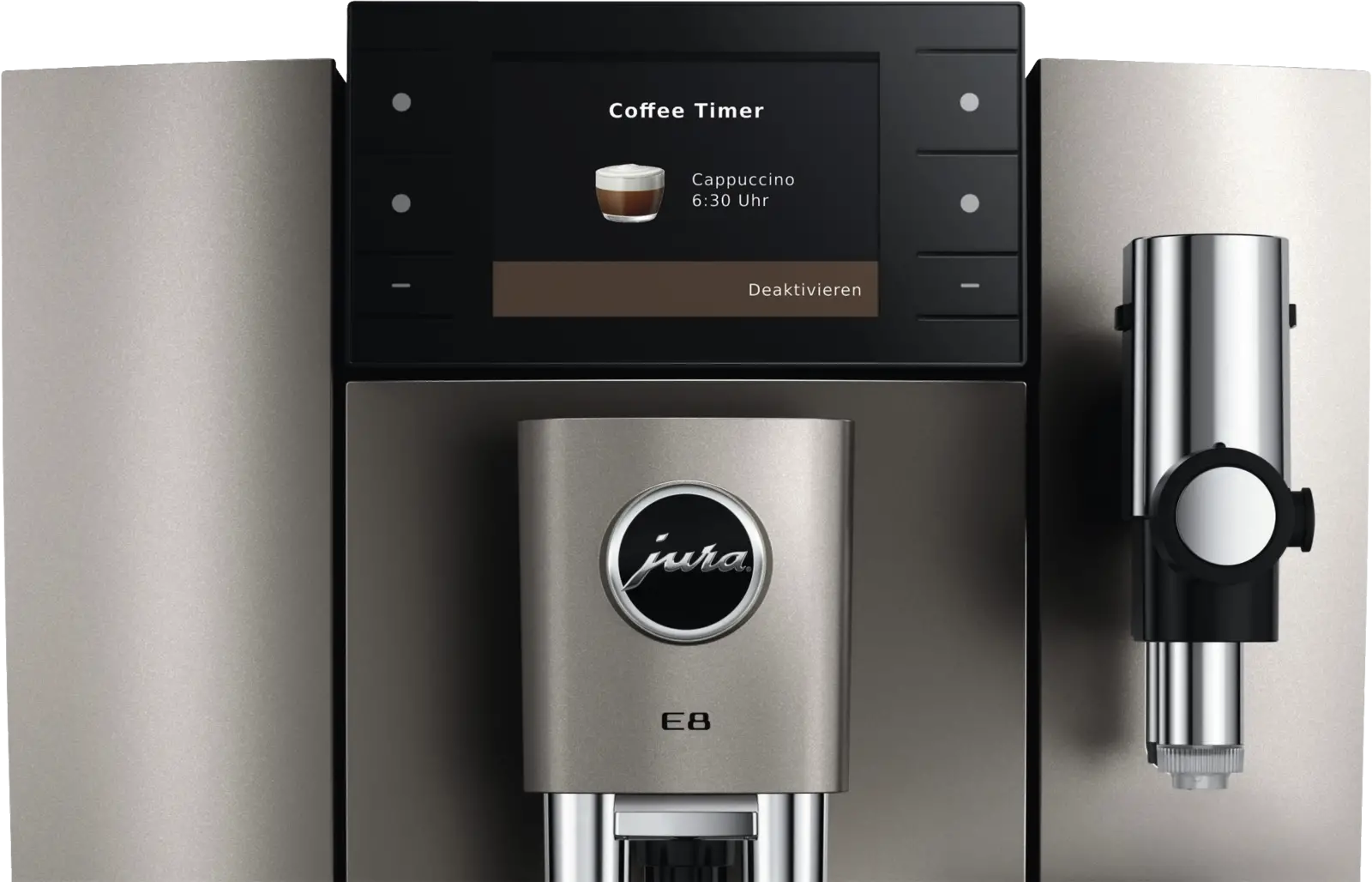 JURA E8 Midnight Silver (ED) Volautomatische Koffiemachine