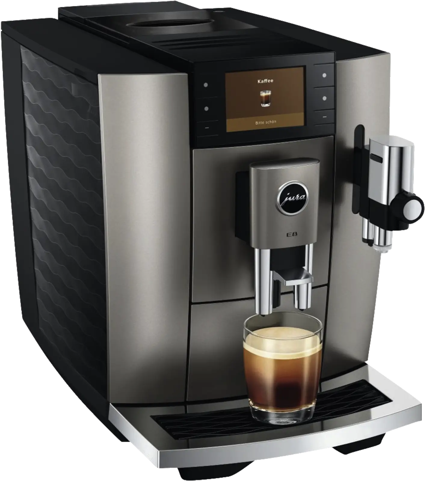 JURA E8 Midnight Silver (ED) Volautomatische Koffiemachine