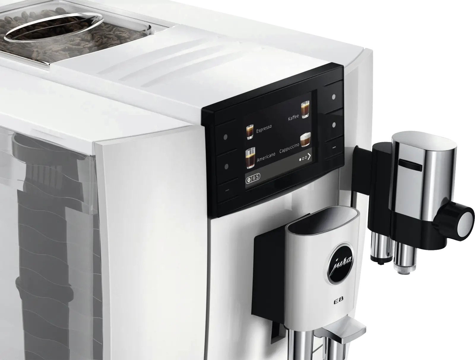 JURA E8 Piano White (ED) Volautomatische Koffiemachine