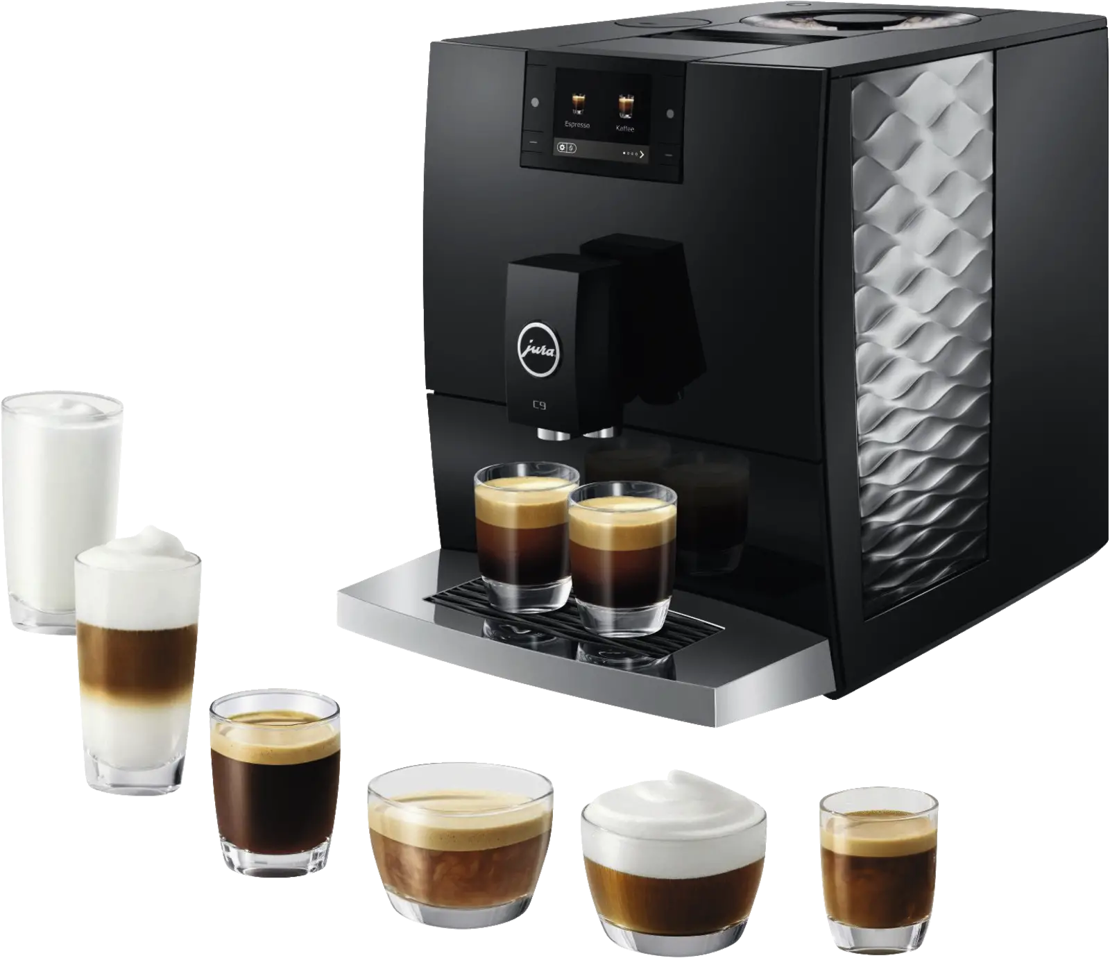 JURA C9 Piano Black (EA) Volautomatische Koffiemachine