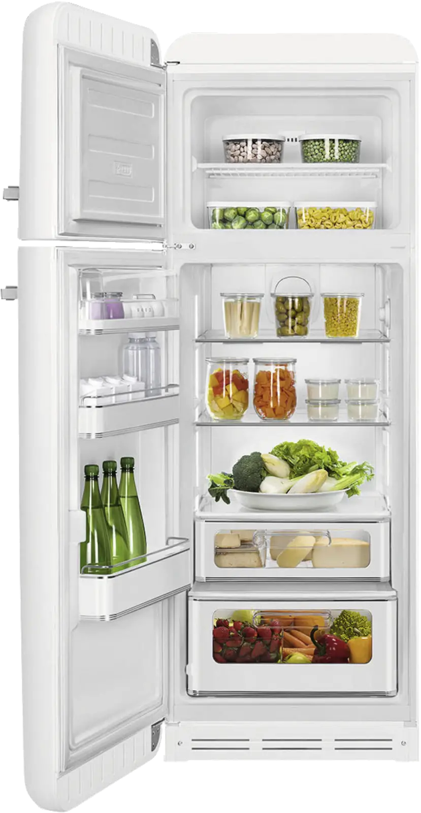 SMEG FAB30LWH6 Koel-vriescombinatie 50's Style - Wit 