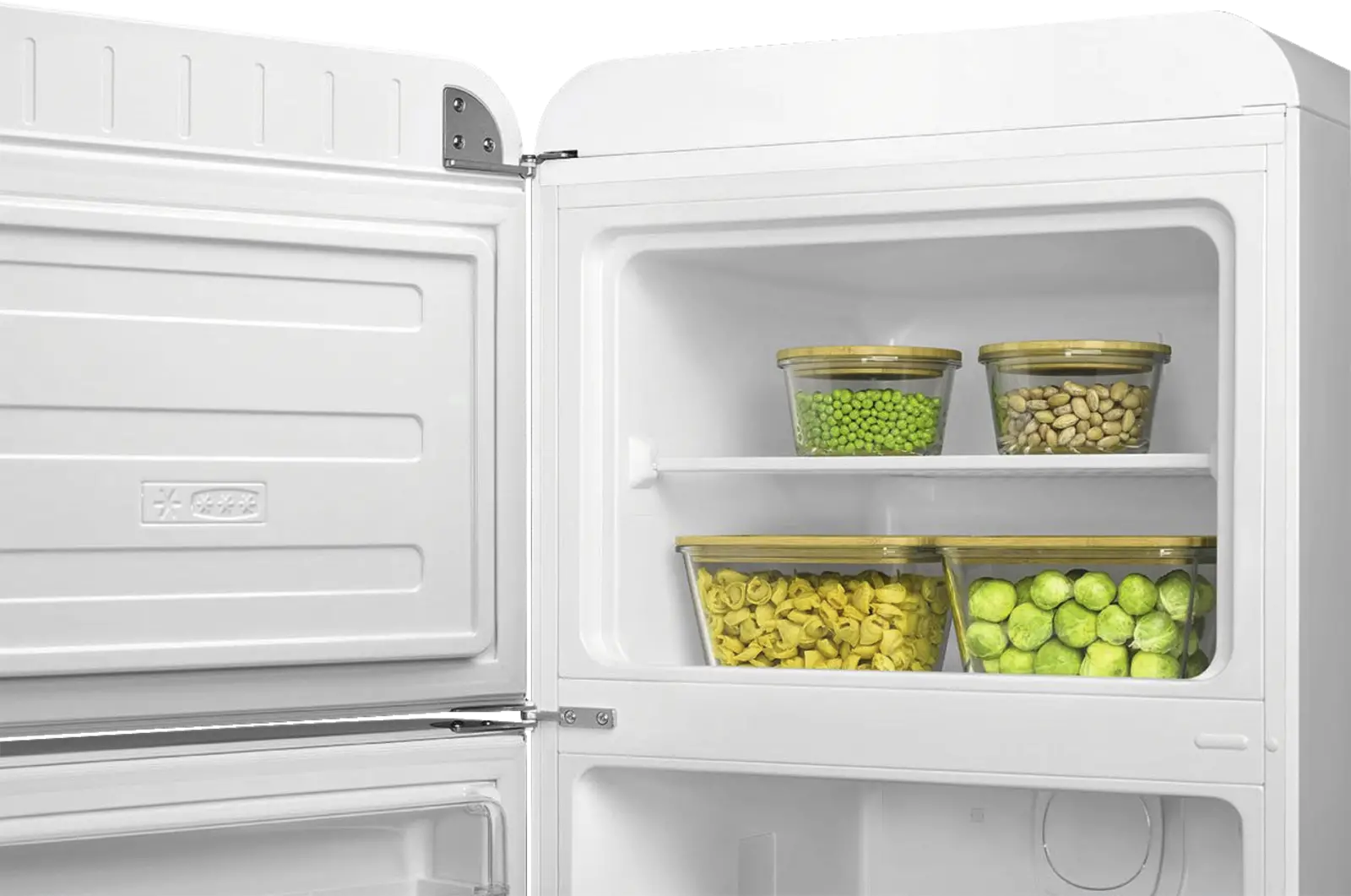SMEG FAB30LWH6 Koel-vriescombinatie 50's Style - Wit 