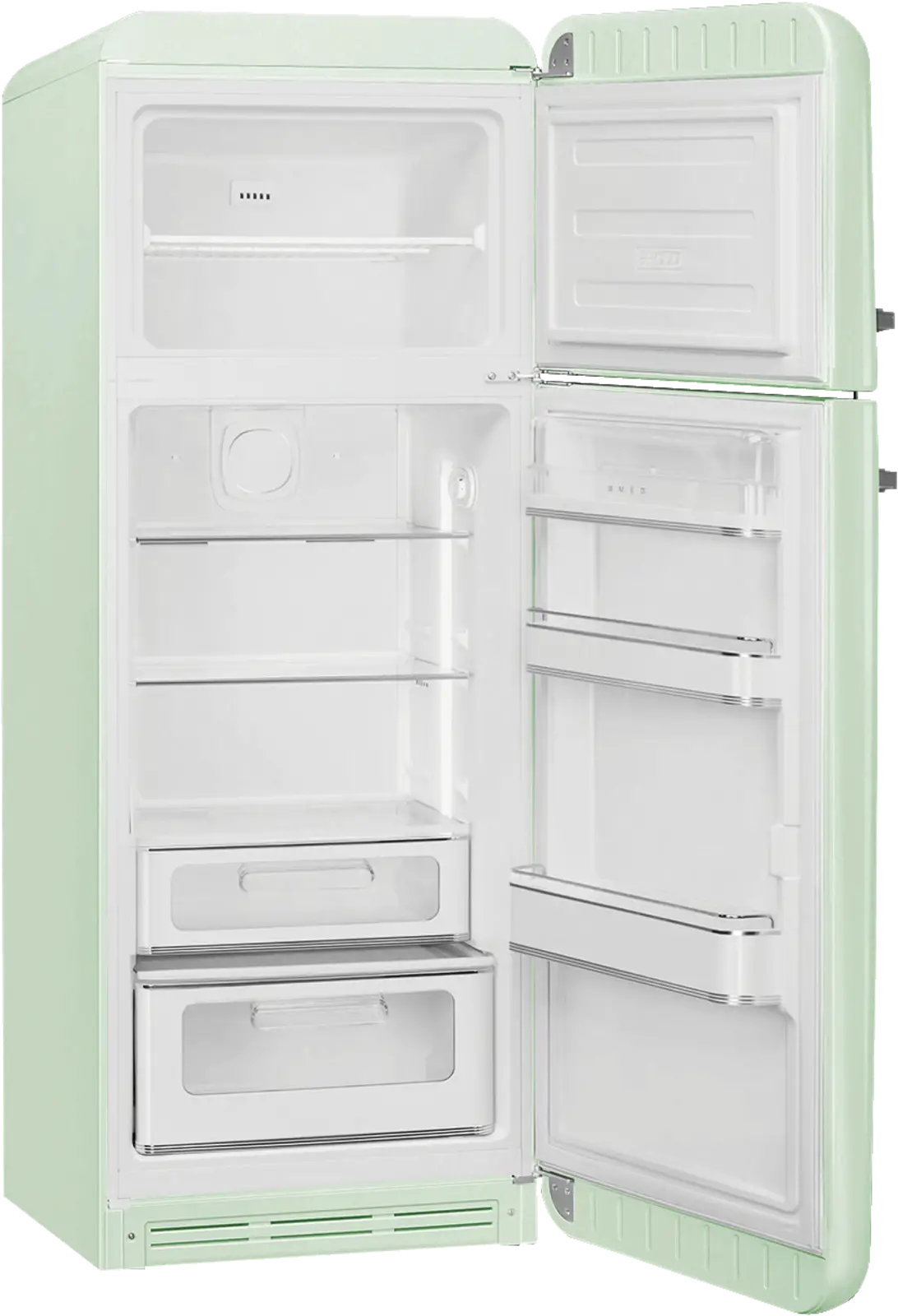 SMEG FAB30RPG6 Koel-vriescombinatie 50's Style - Watergroen